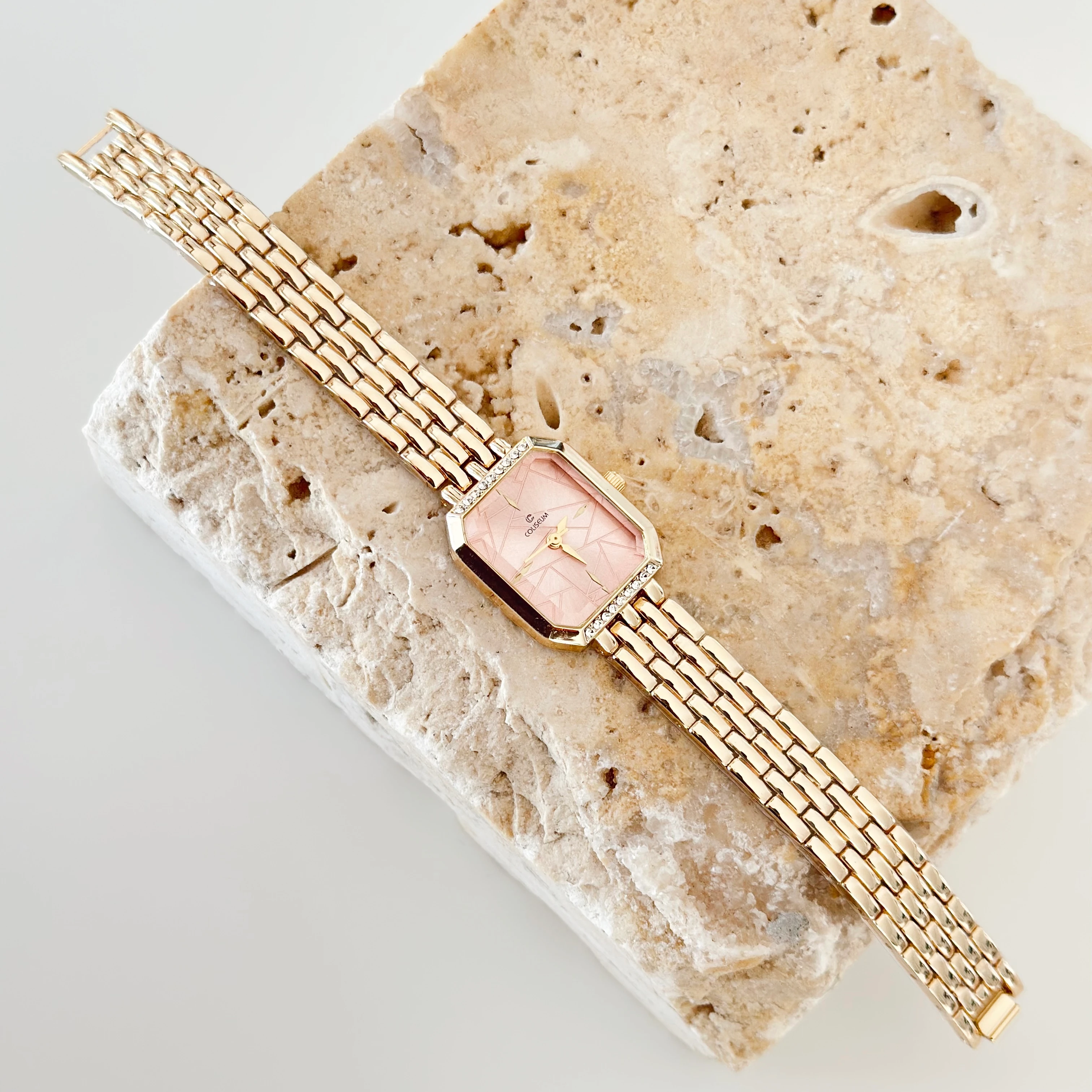 Ponctuel Gold Saat Pembe