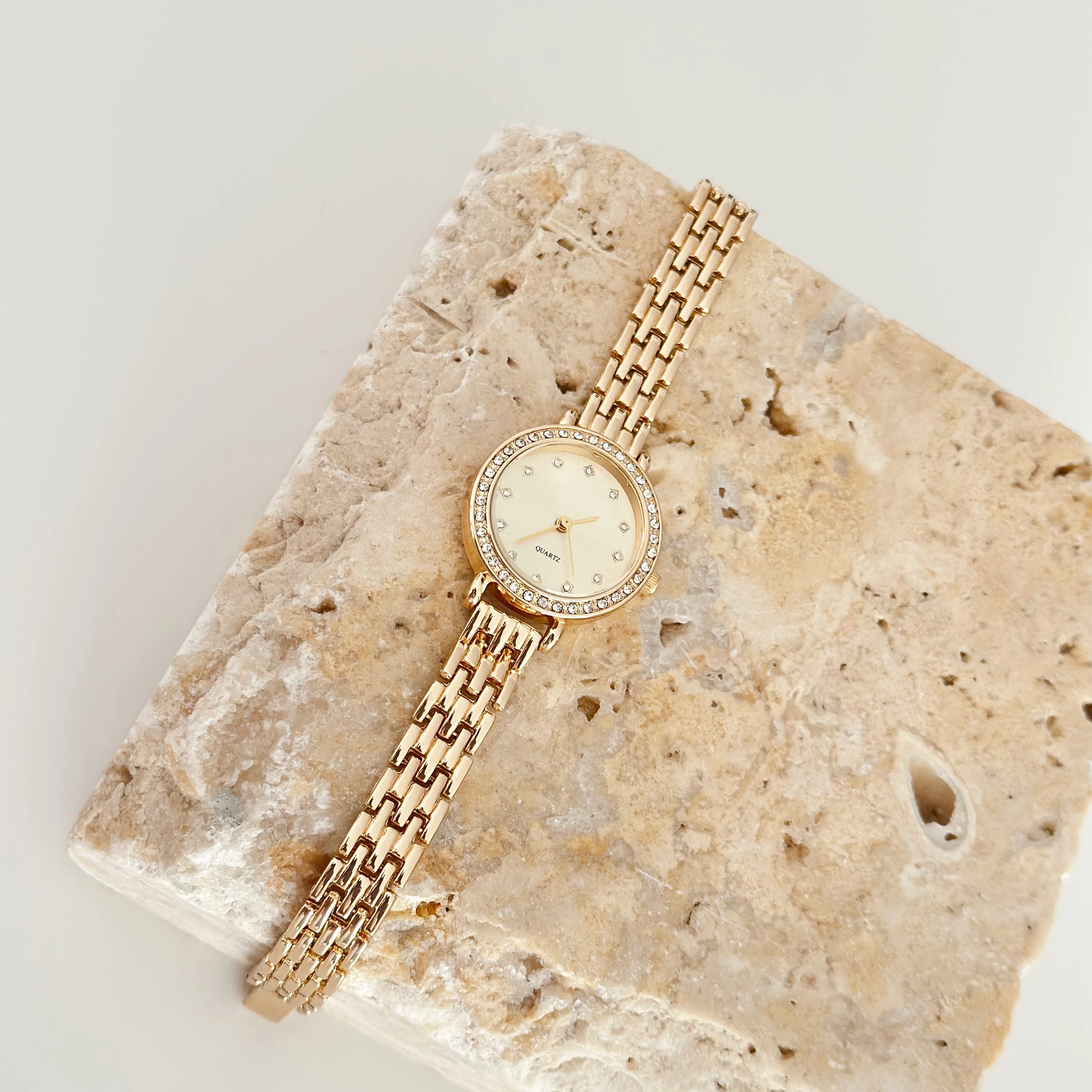 Petite Gold Saat Gold