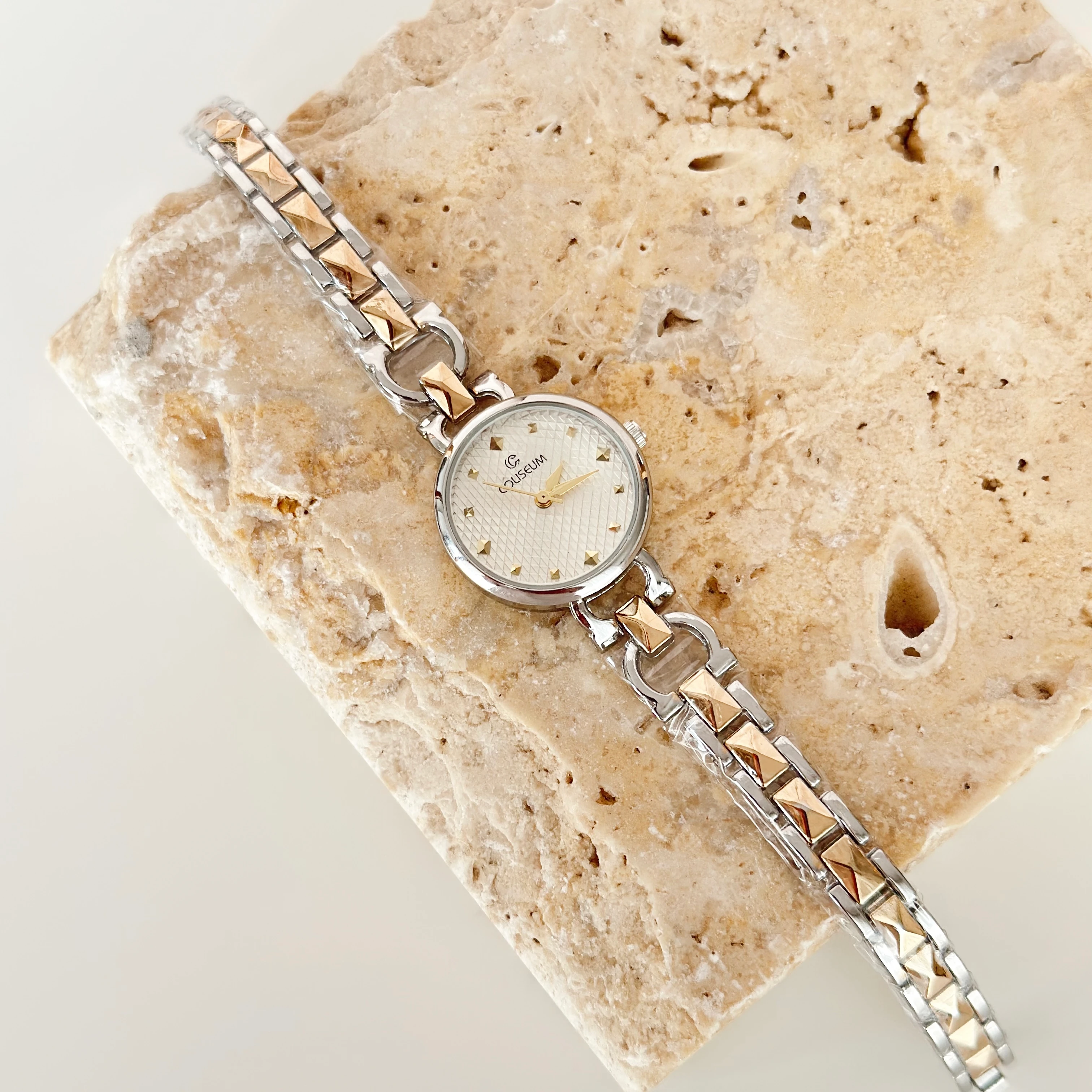 Soilleir Gold Gümüş Saat Beyaz