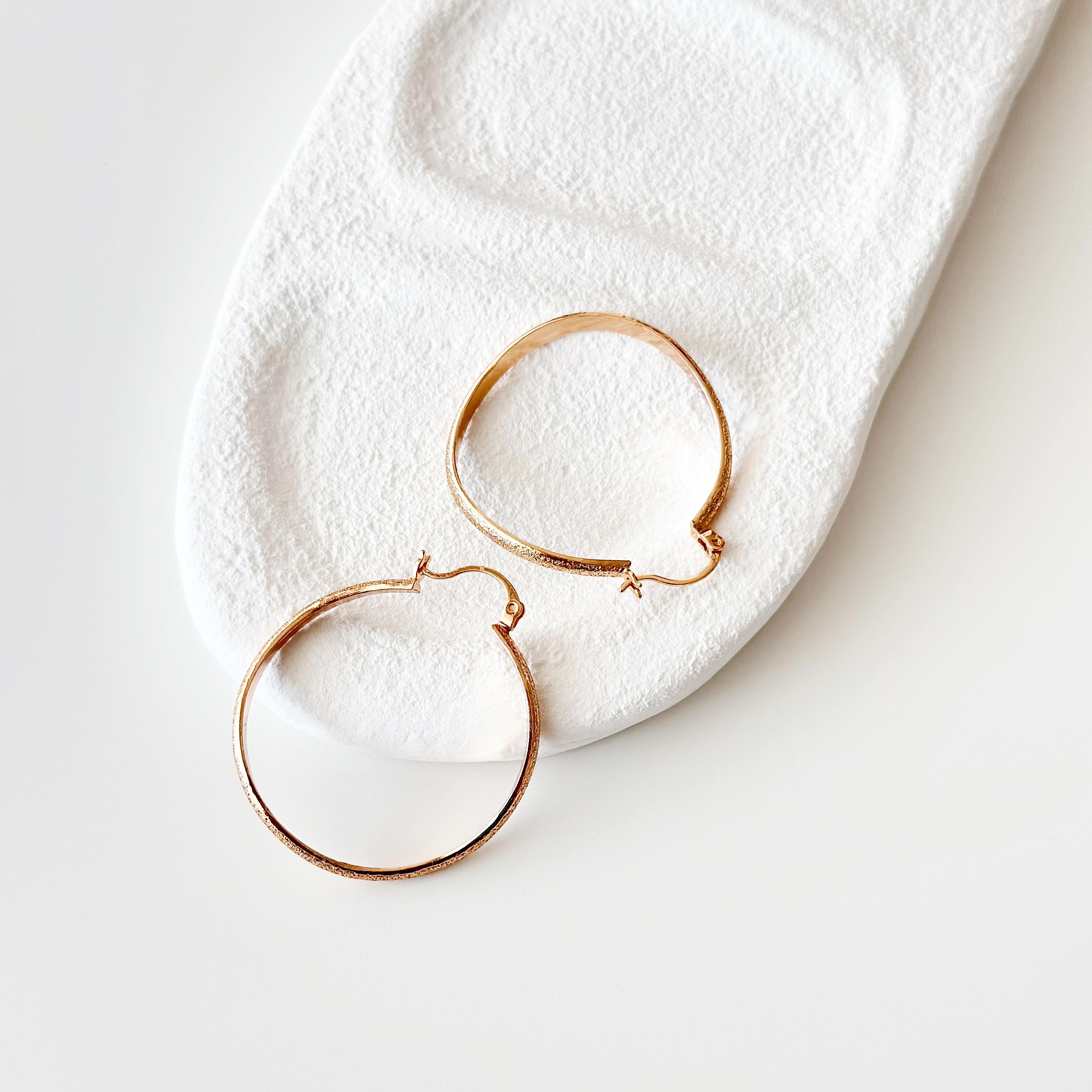 Curved ring Çelik küpe