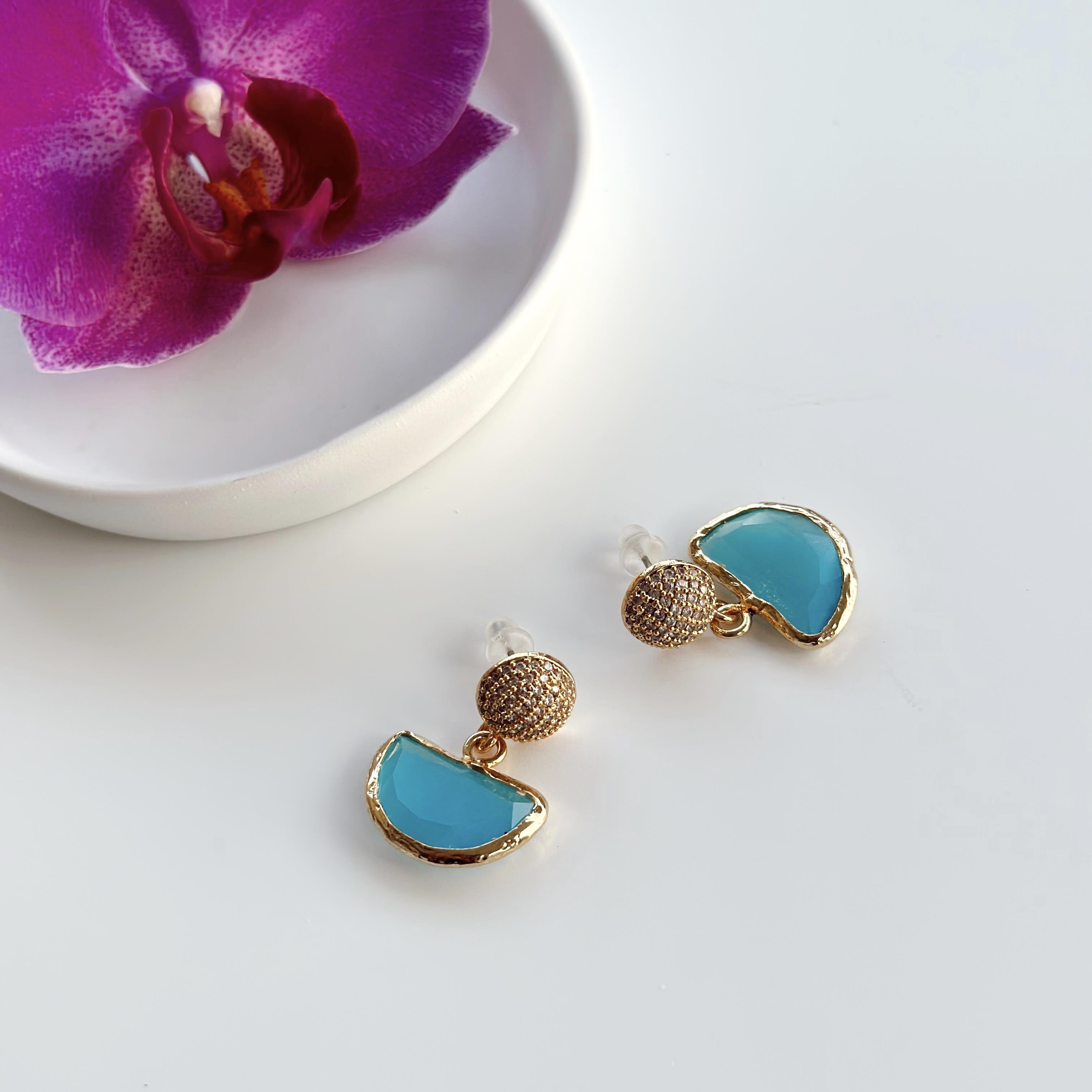 Stagno Doğal taş küpe