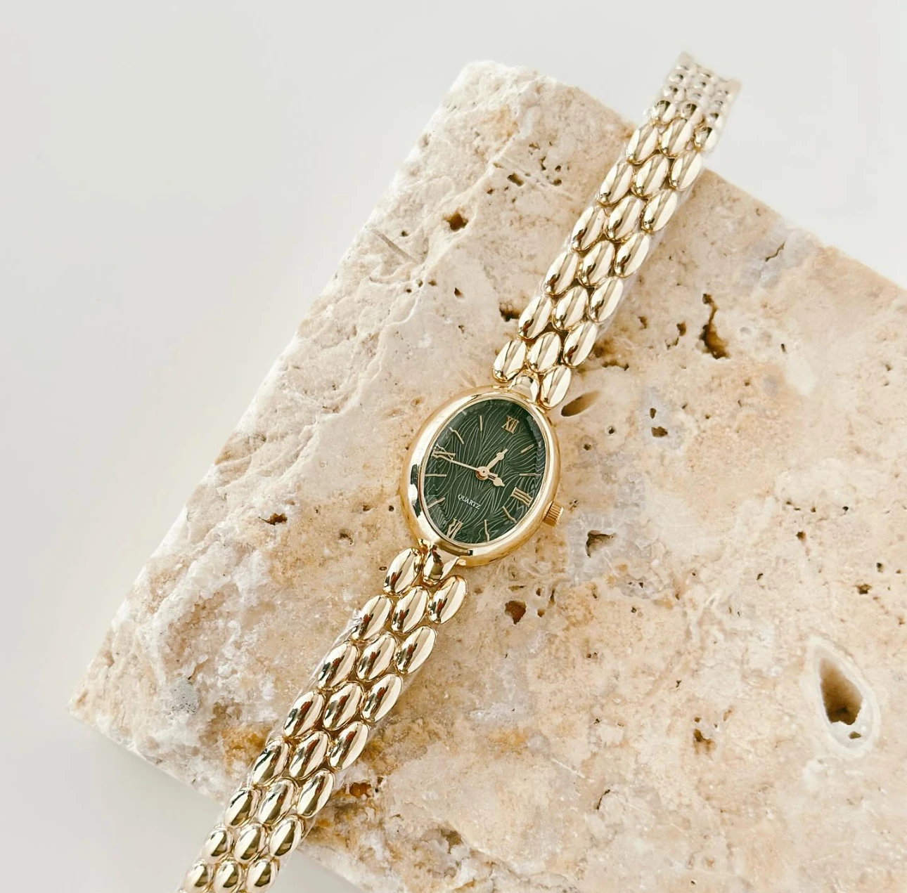 Turias Gold Saat yeşil