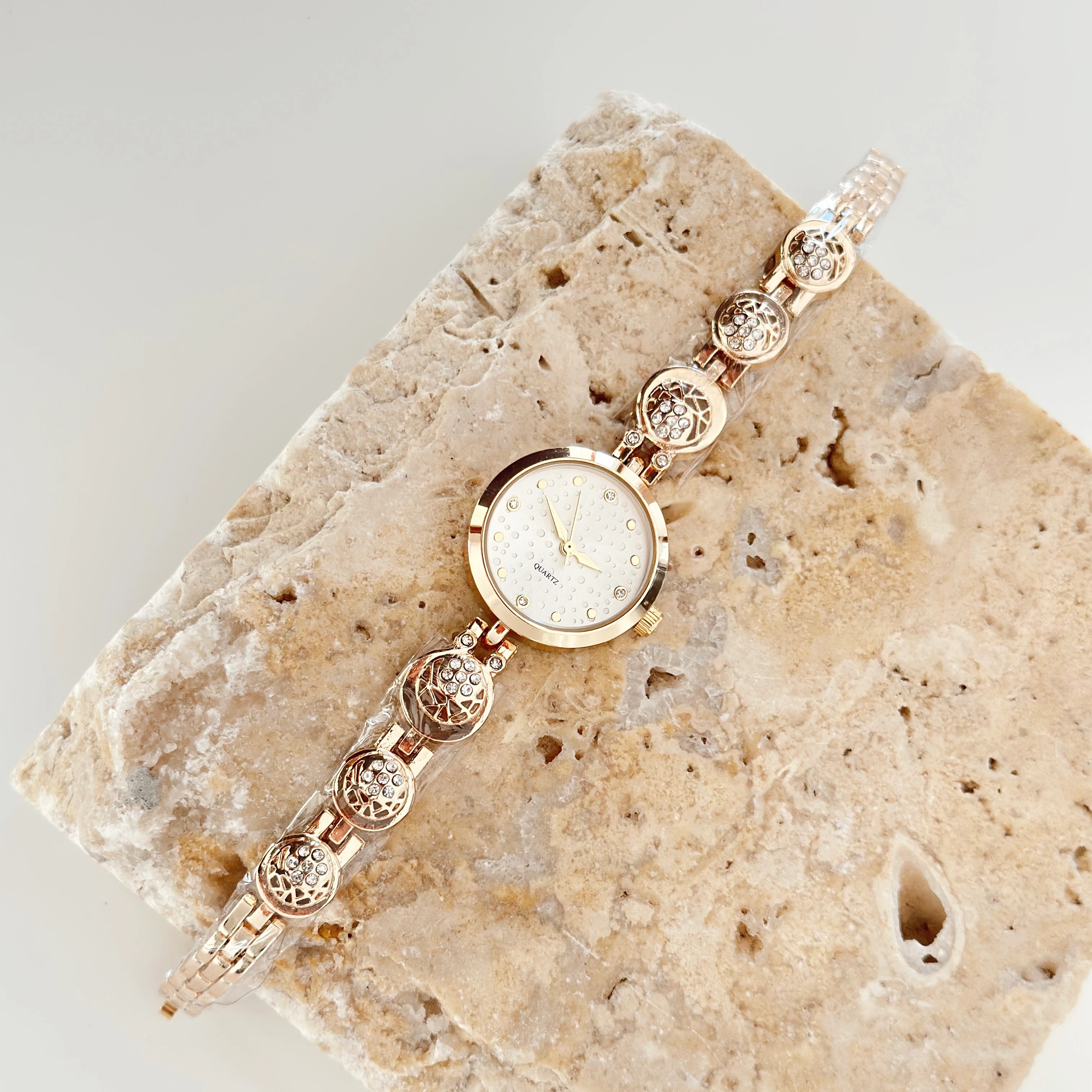 Mois Gold Saat Beyaz