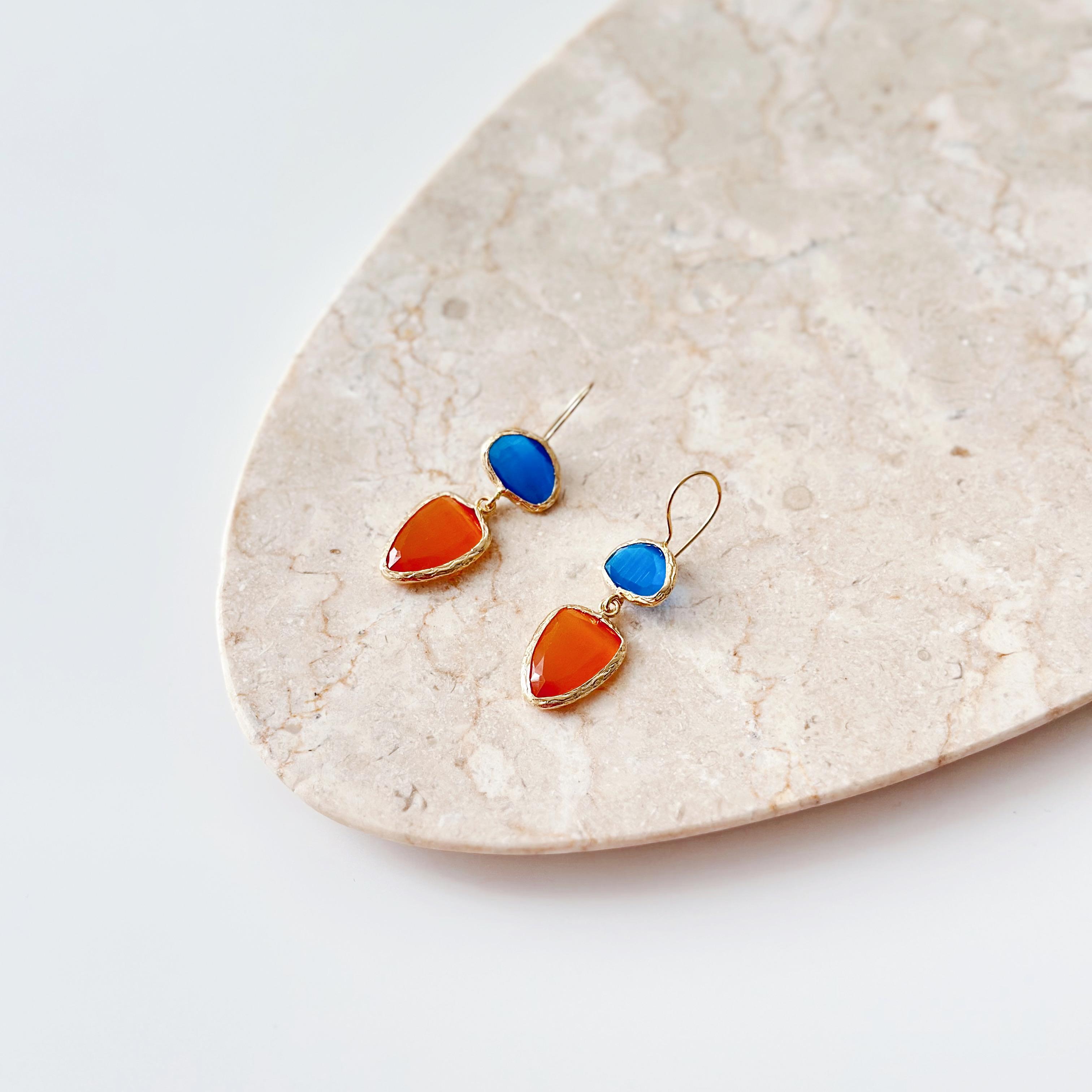 Moineau Doğal taş küpe