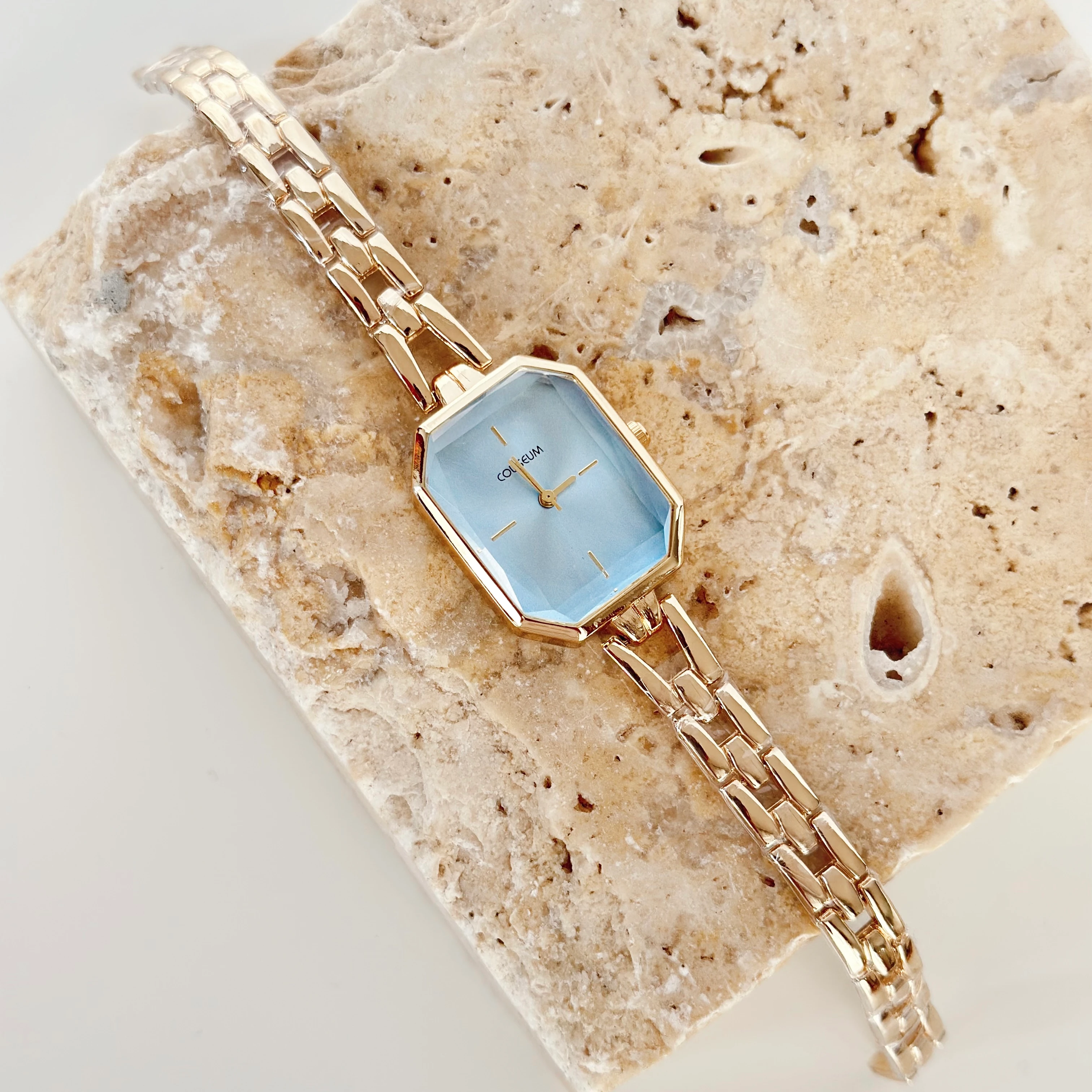 Angulaire Gold Saat Mavi