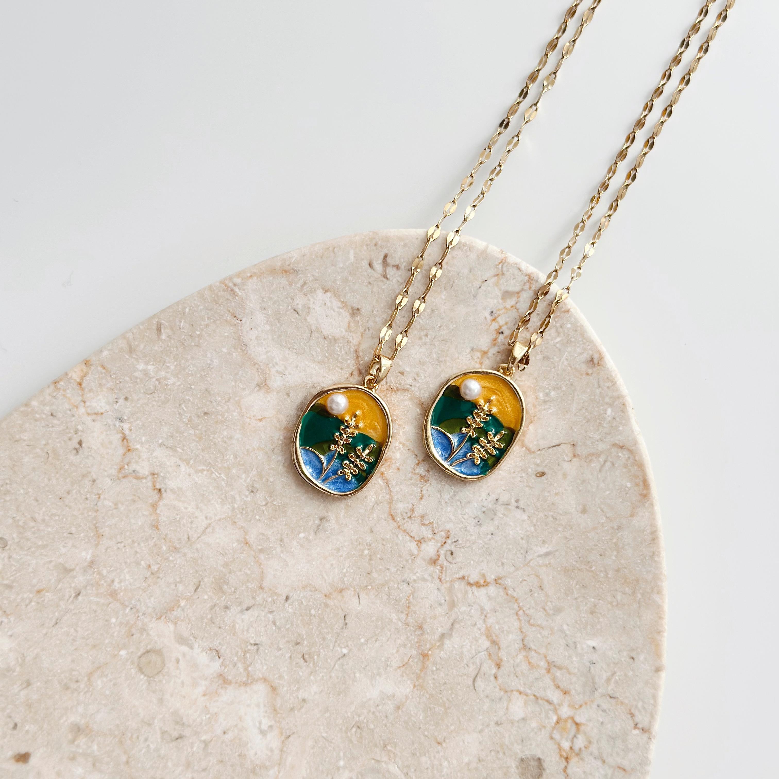 Paesaggio Çelik Kolye