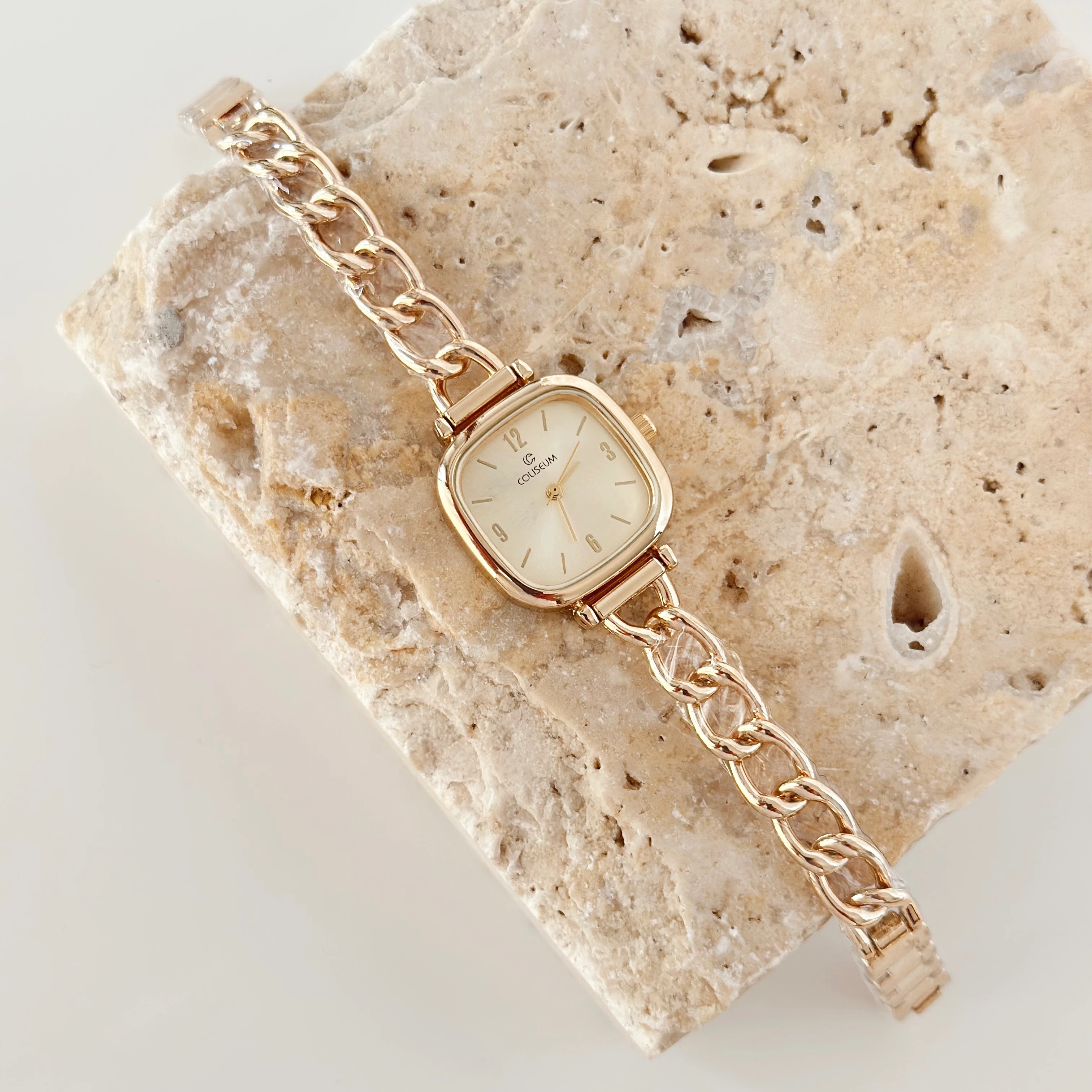 Corrente Gold Saat Beyaz