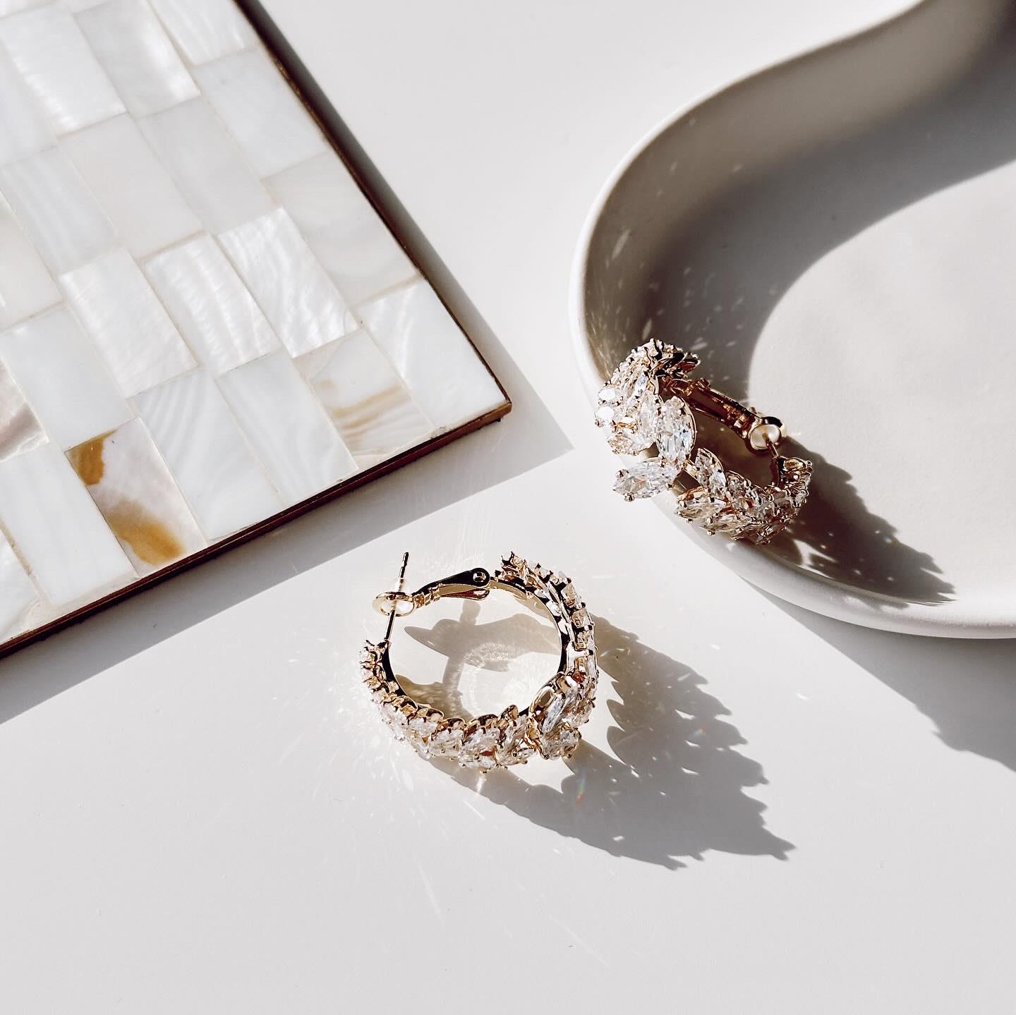 Due fiori gold küpe