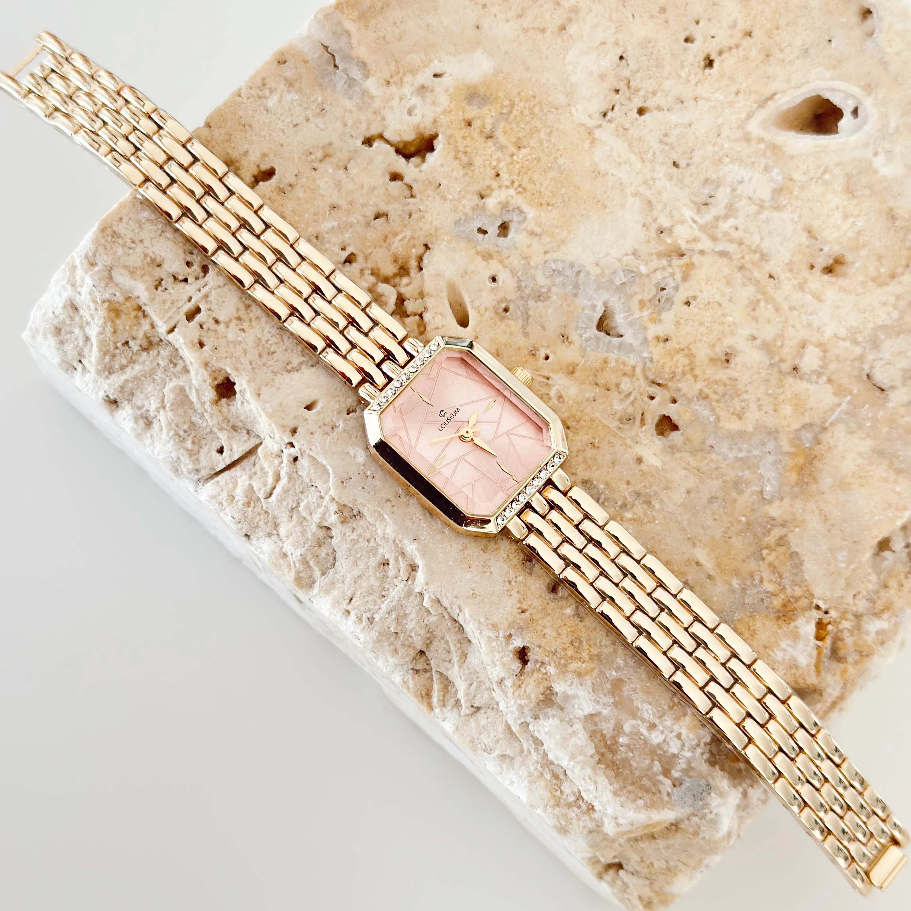 Ponctuel Gold Saat Pembe