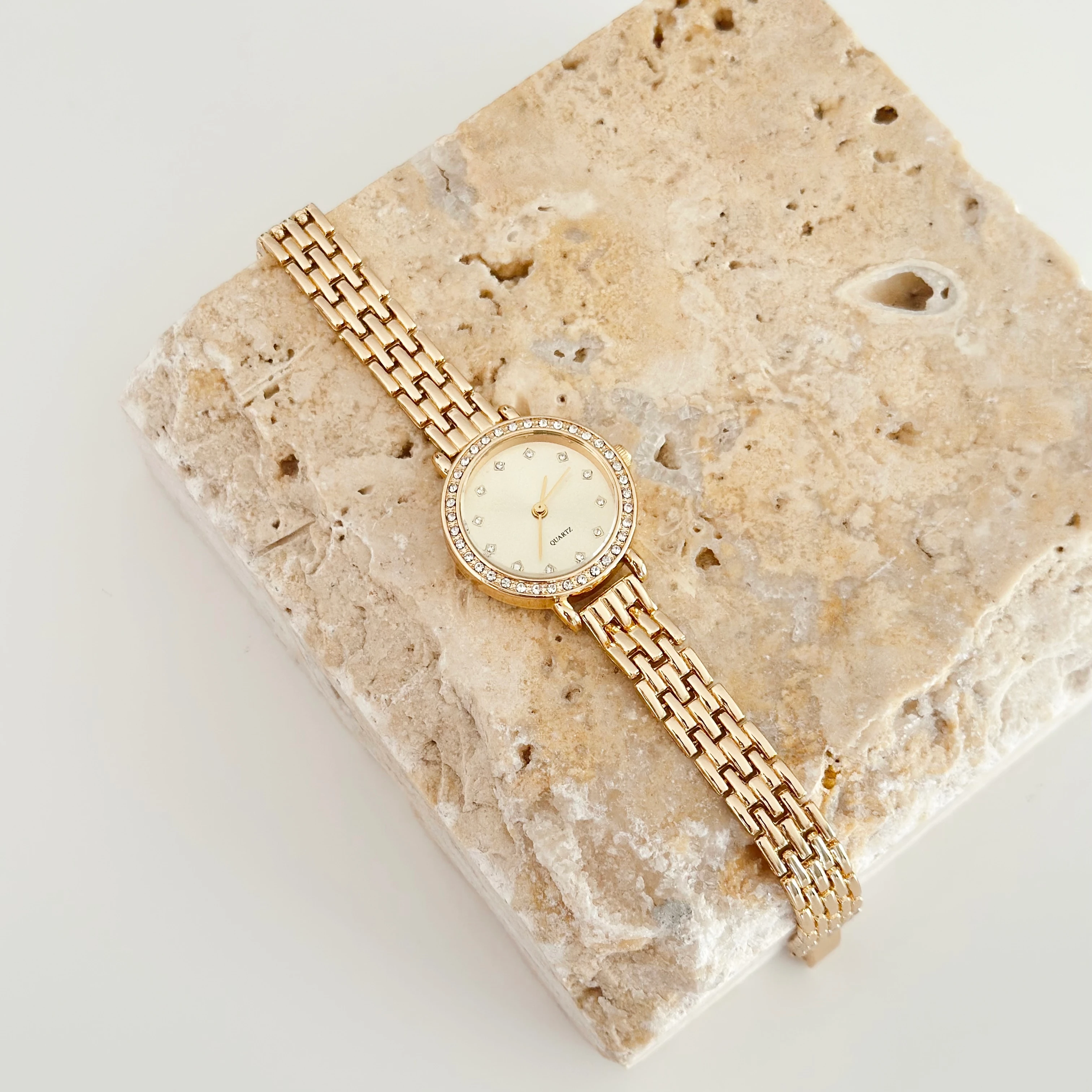 Petite Gold Saat Gold