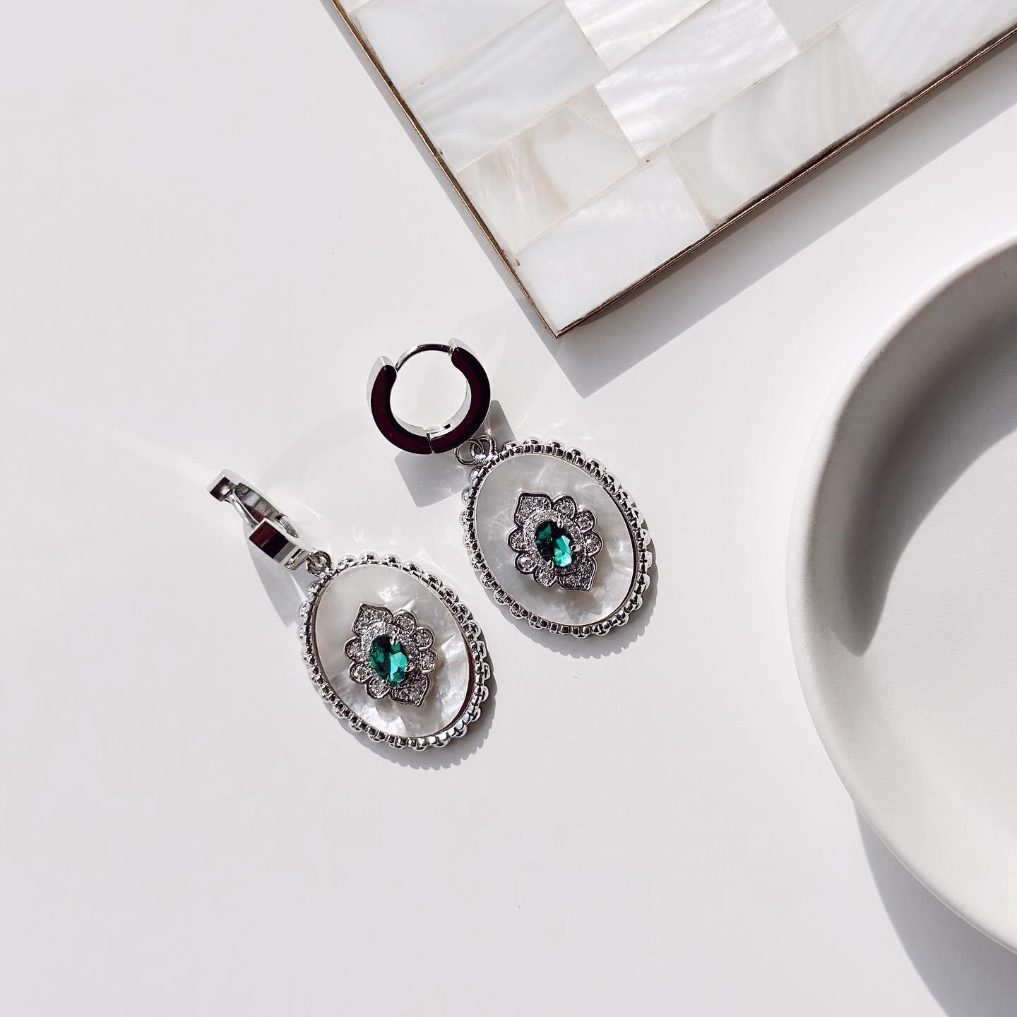 Toccare grey çelik küpe