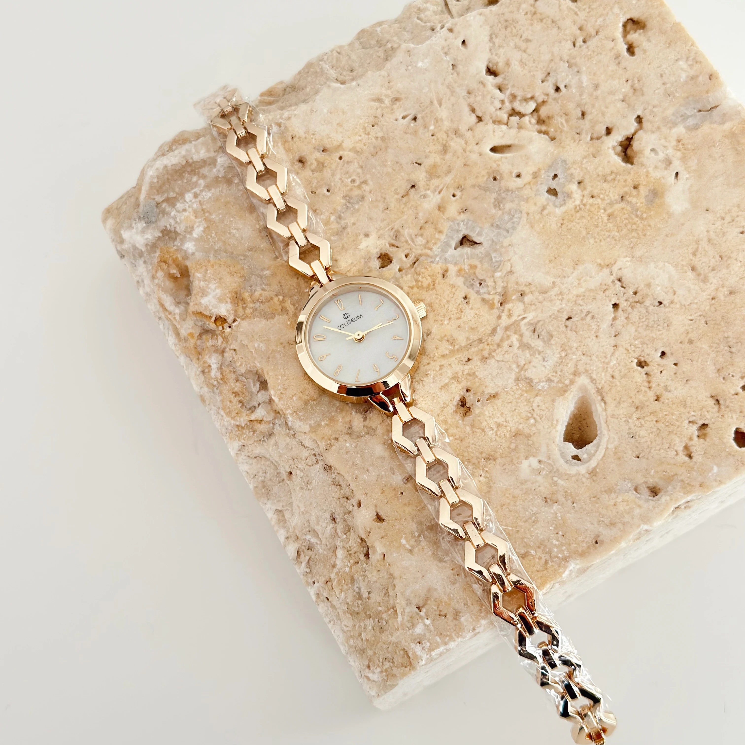 Brisa Gold Saat Beyaz