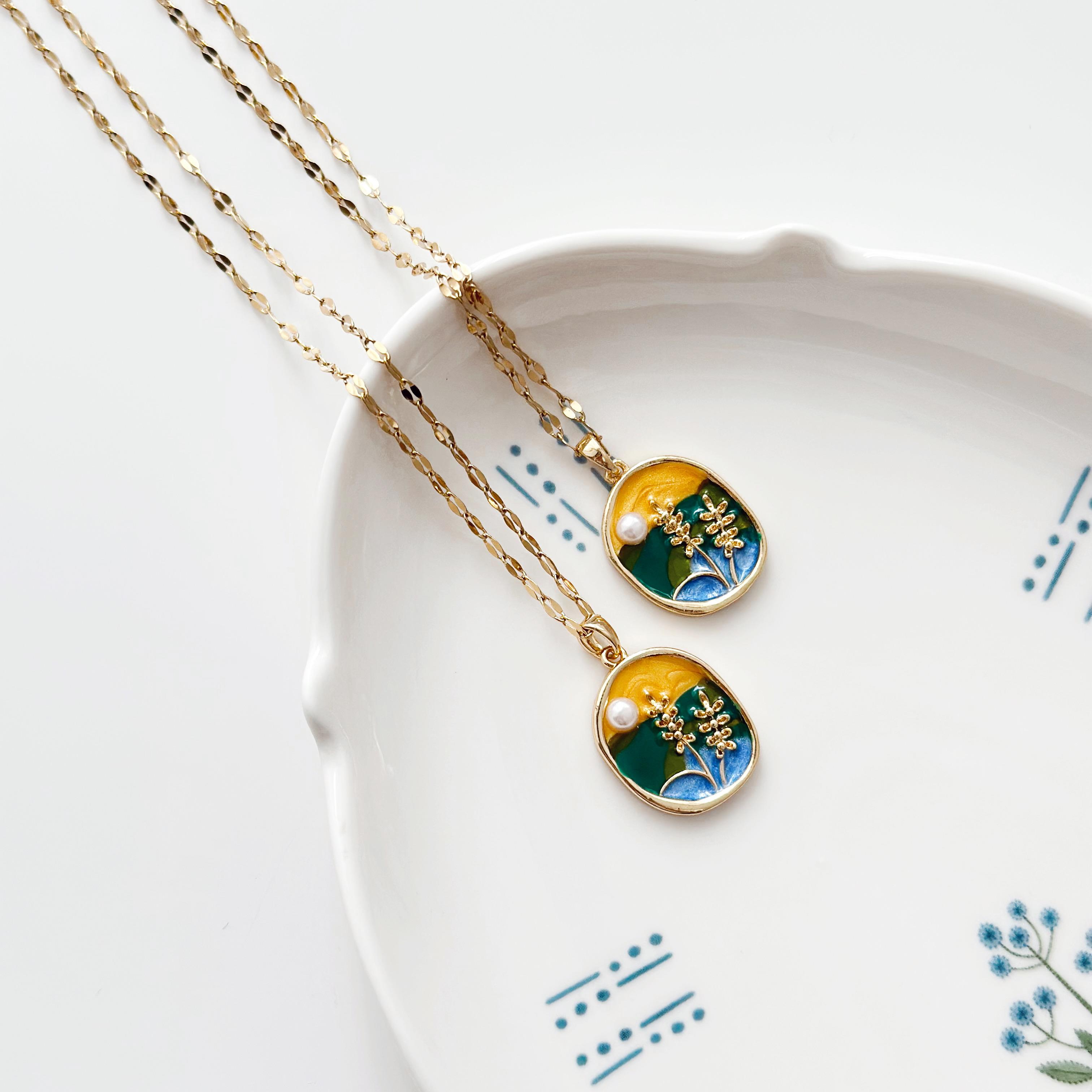 Paesaggio Çelik Kolye