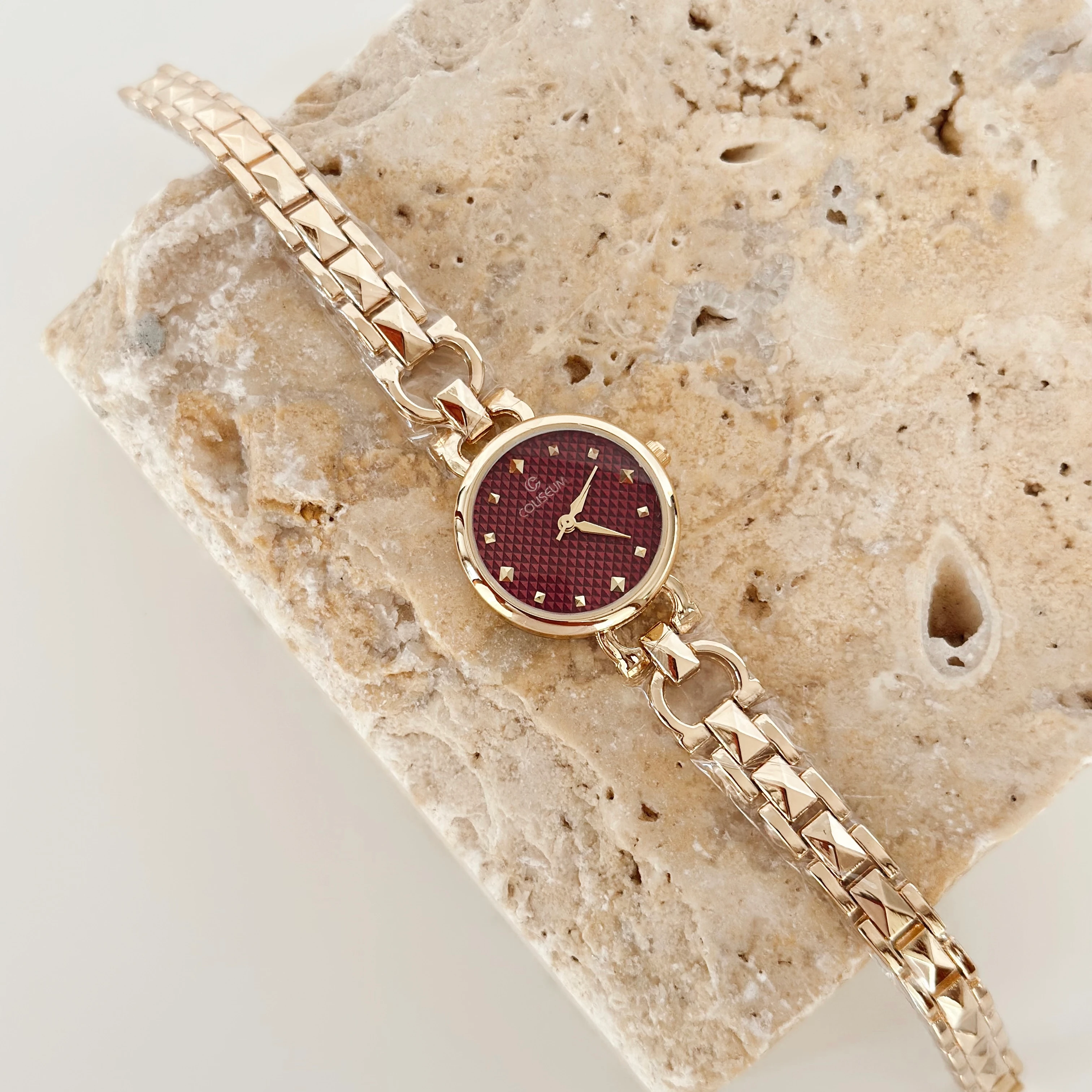 Soilleir Gold Saat Bordo