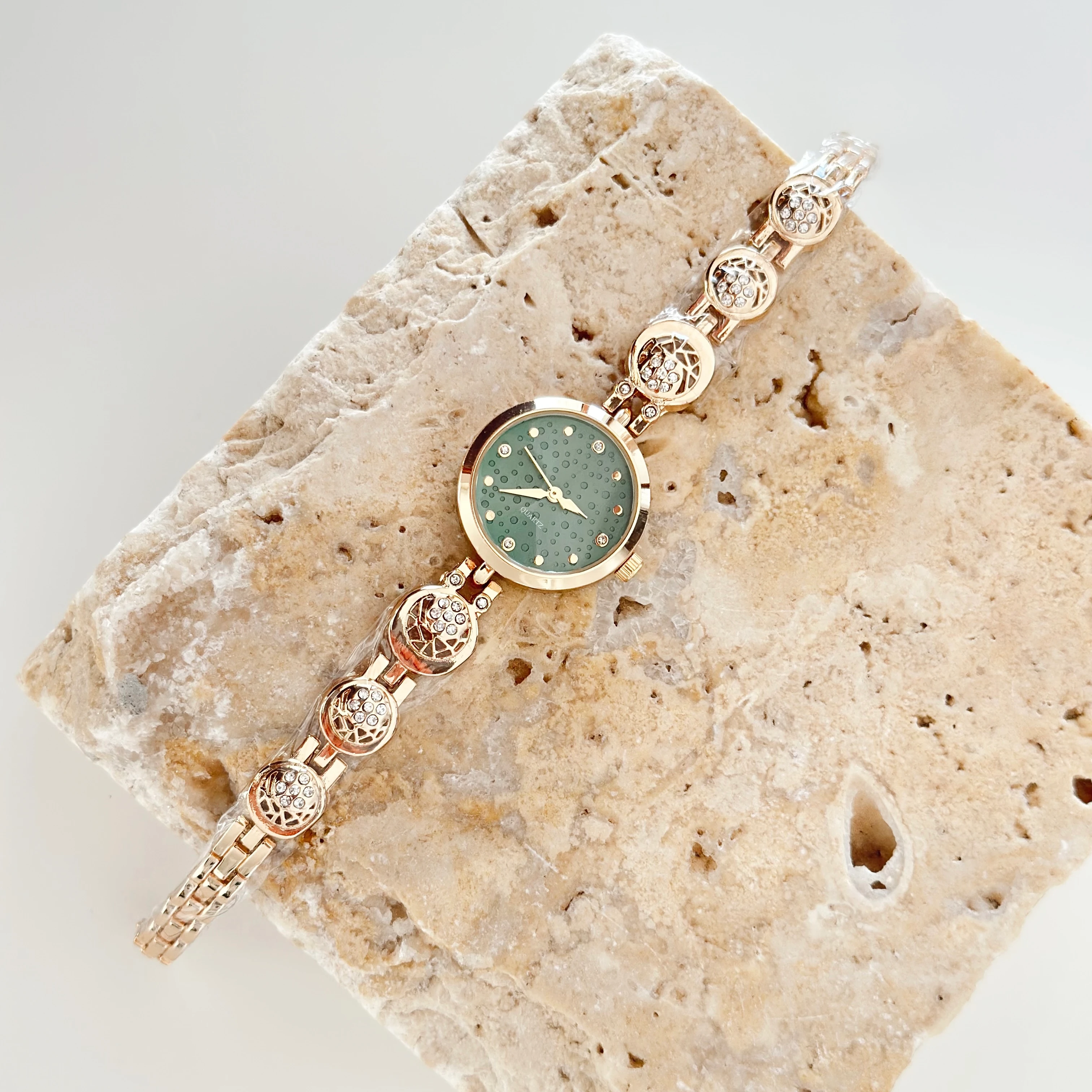 Mois Gold Saat Yeşil