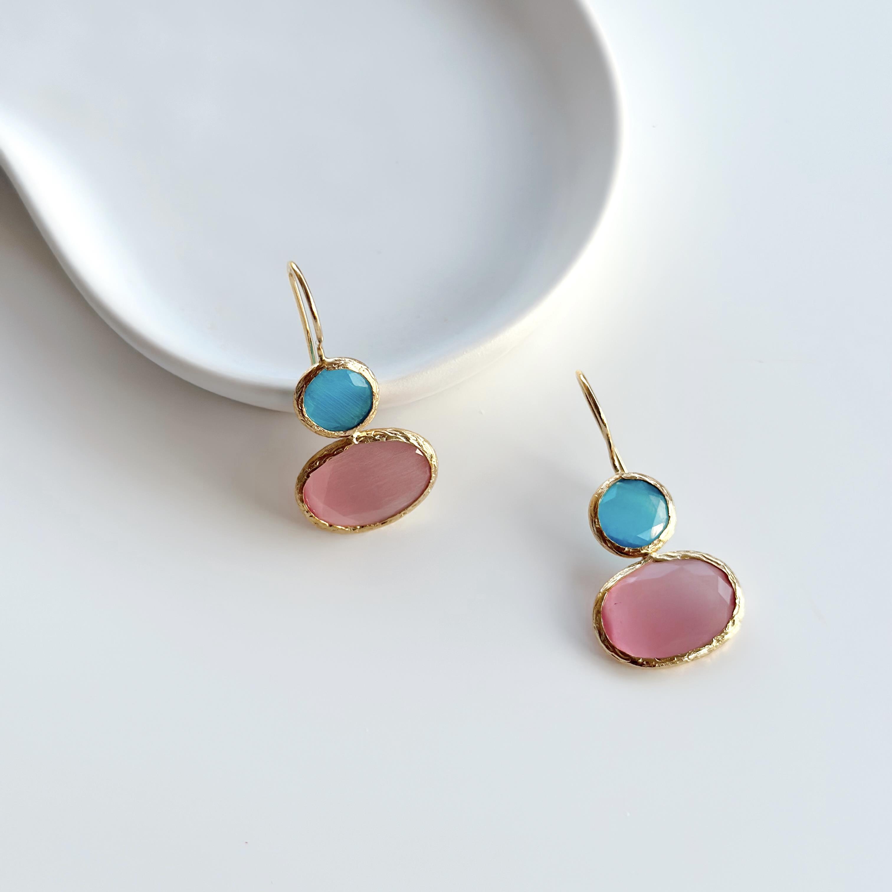 Ombra Doğal taş küpe