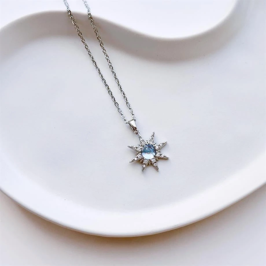 Sunny Grey Çelik Kolye