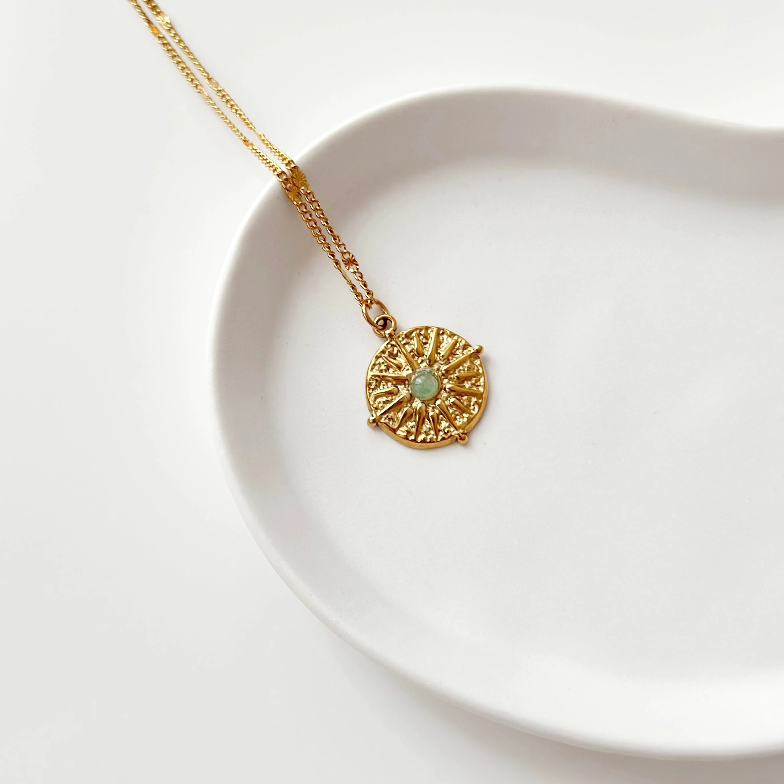 Posets gold Çelik Kolye