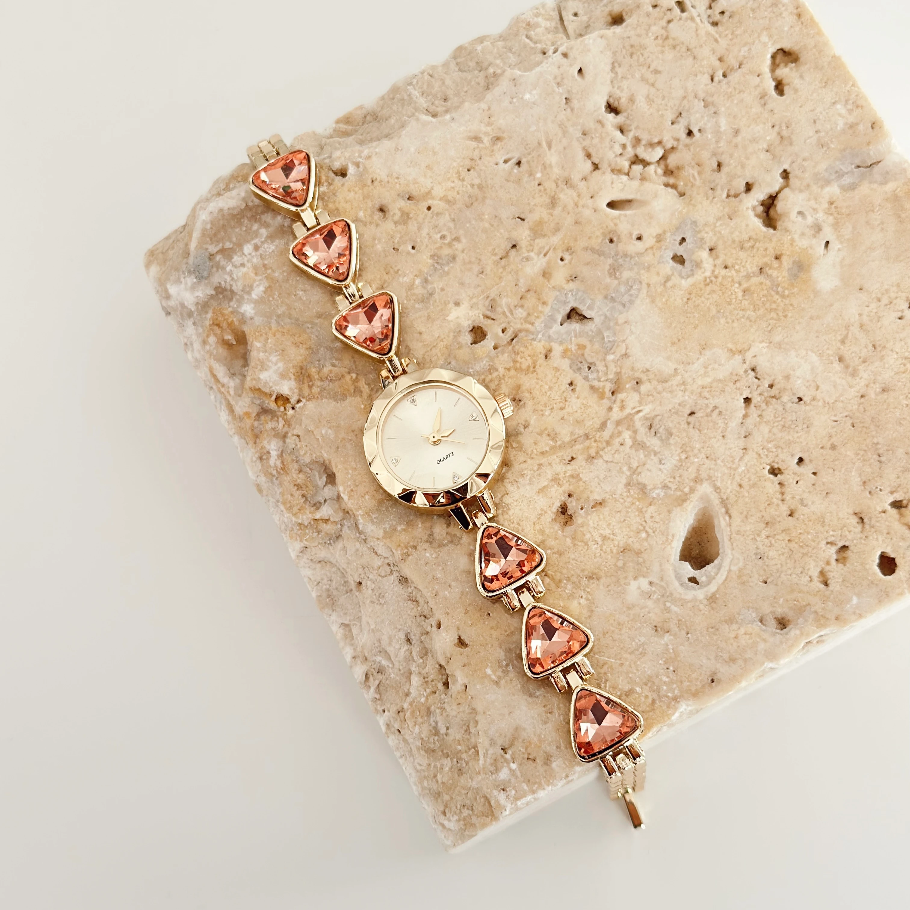 Lagoa Saat Gold Pembe Taş