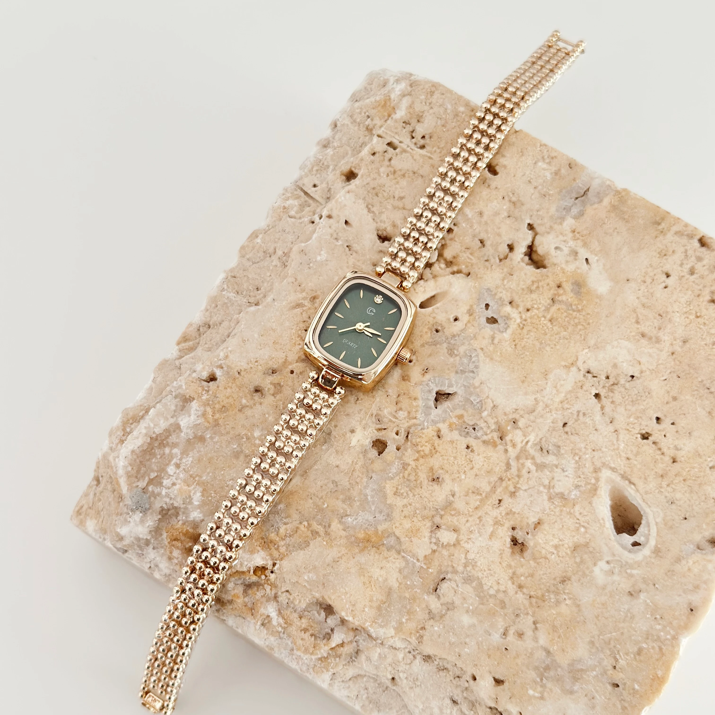 Sion Gold Saat Yeşil