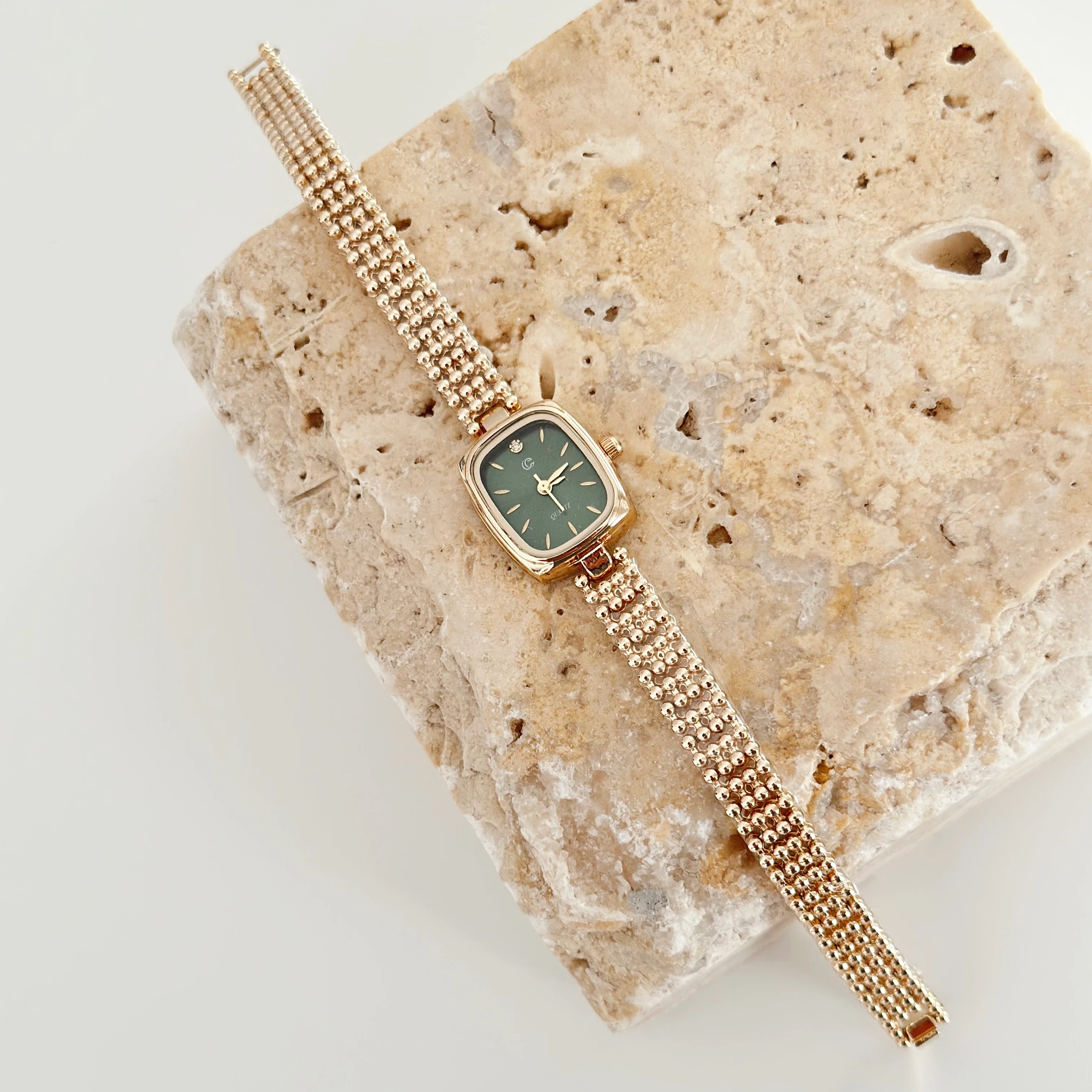 Sion Gold Saat Yeşil