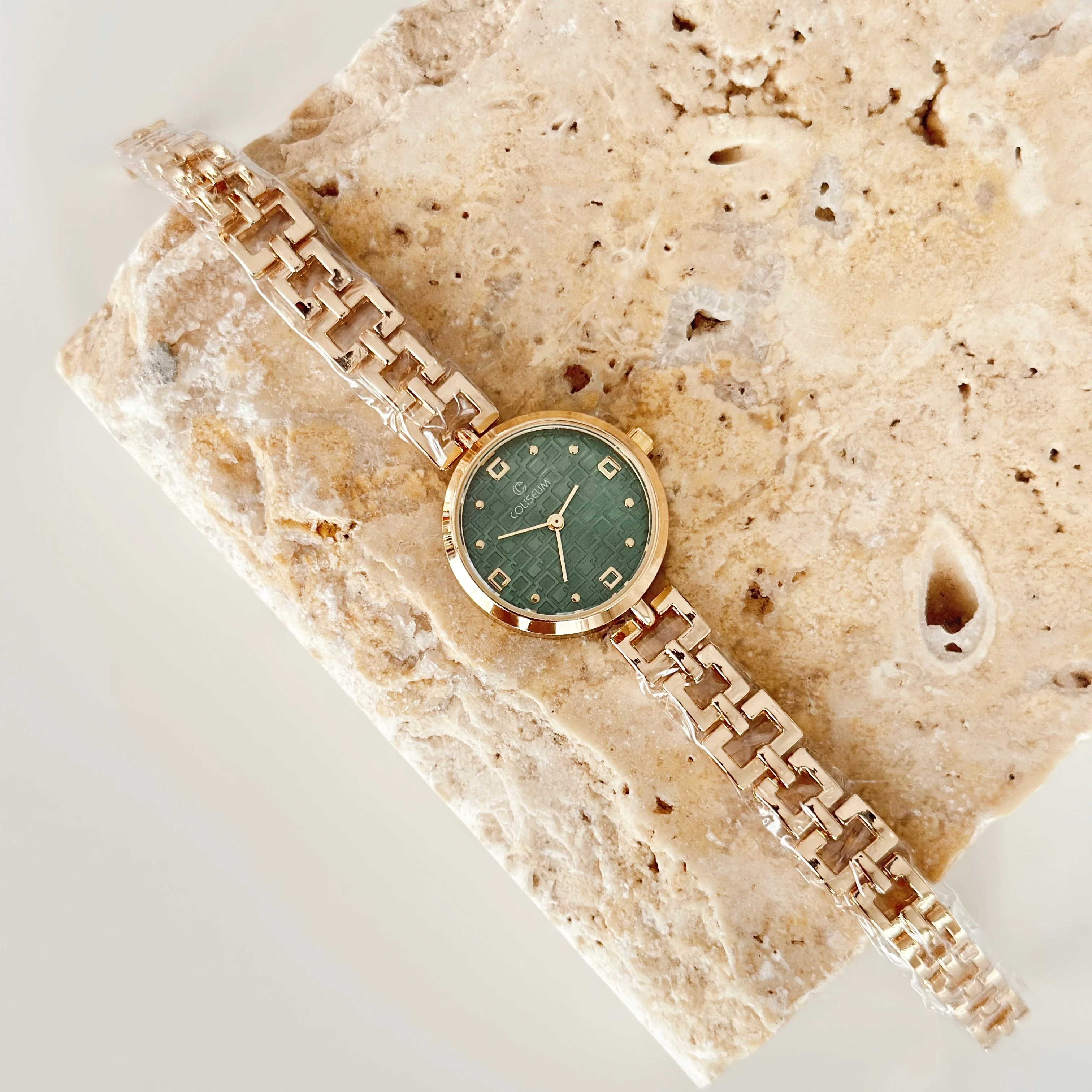 Dourado Gold Saat Yeşil