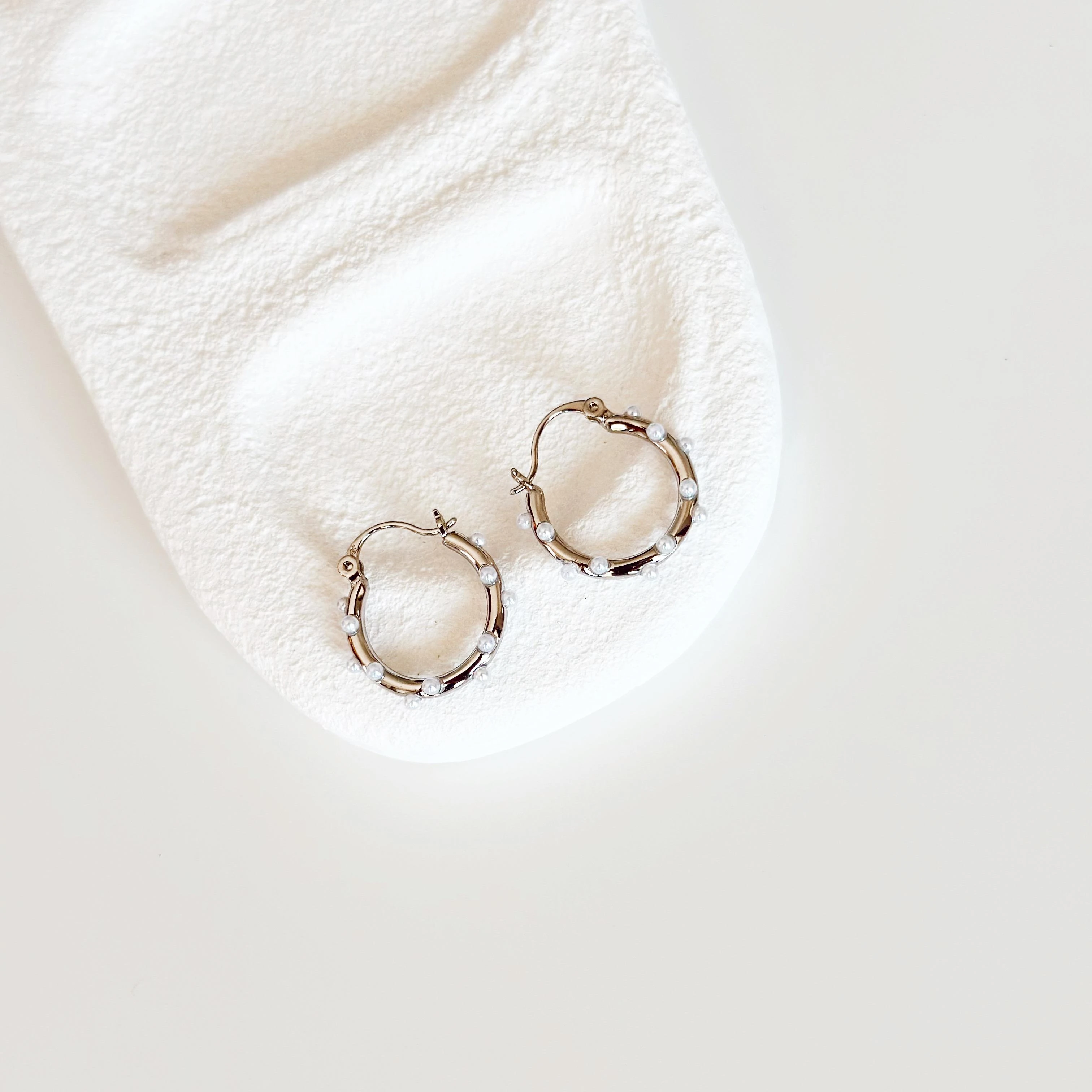 Min inci grey Çelik küpe