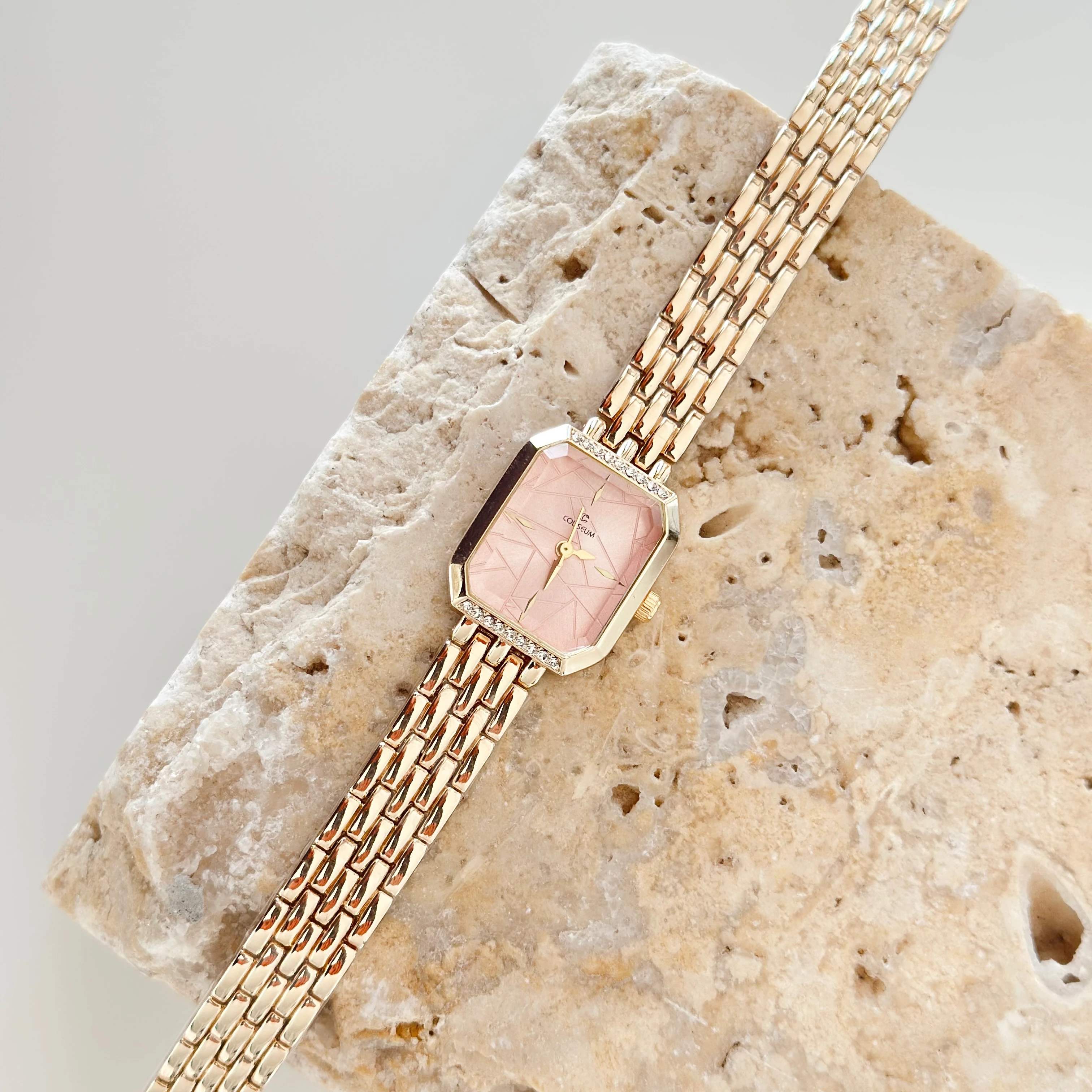 Ponctuel Gold Saat Pembe