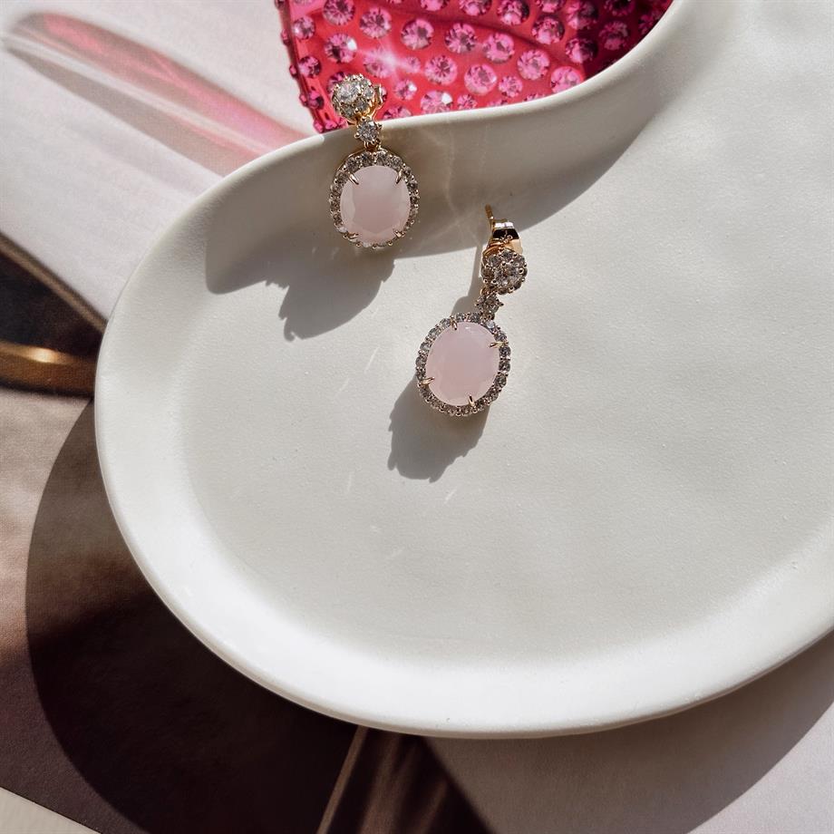 Pembe Xuping Küpe | Çelik