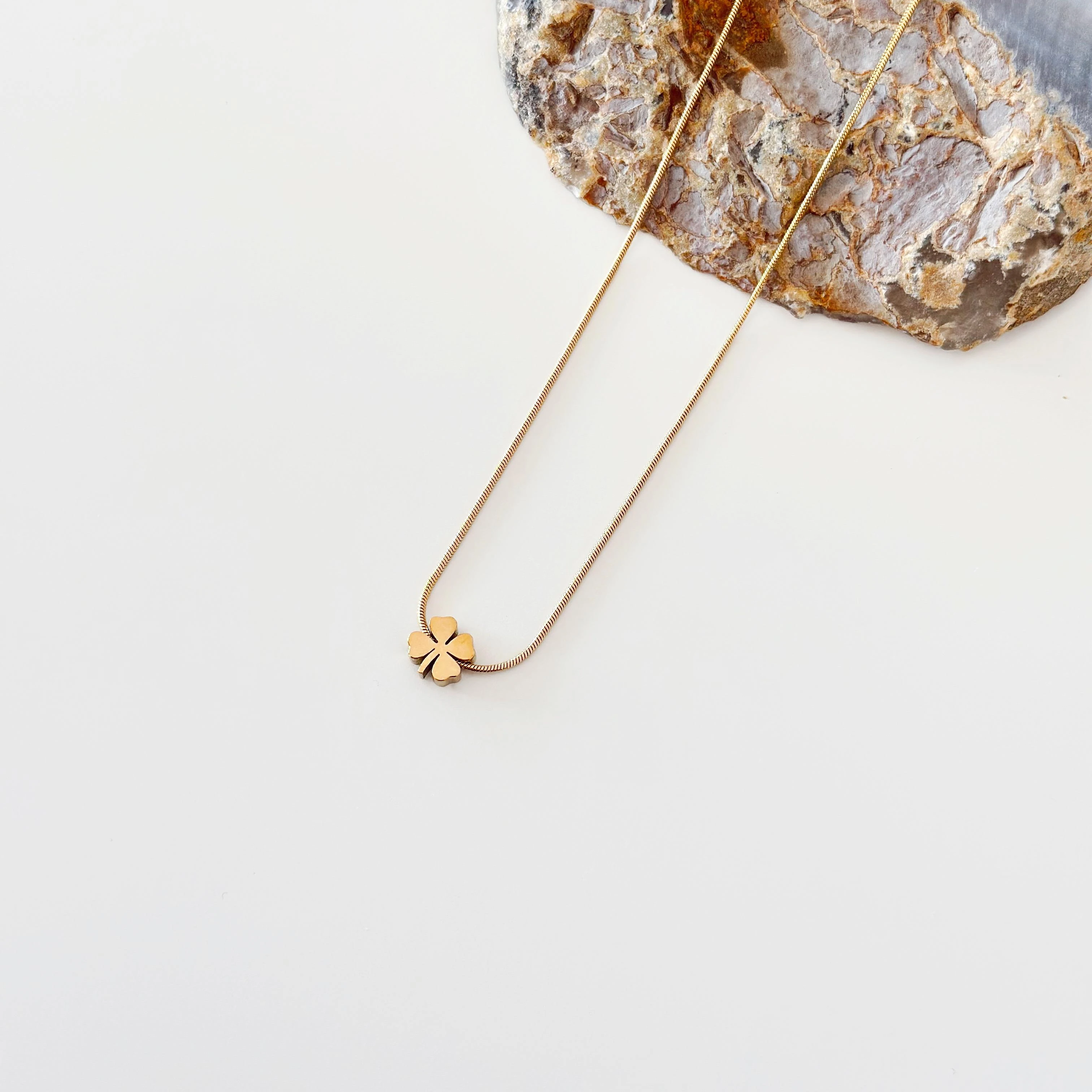 Terfili gold Çelik Kolye