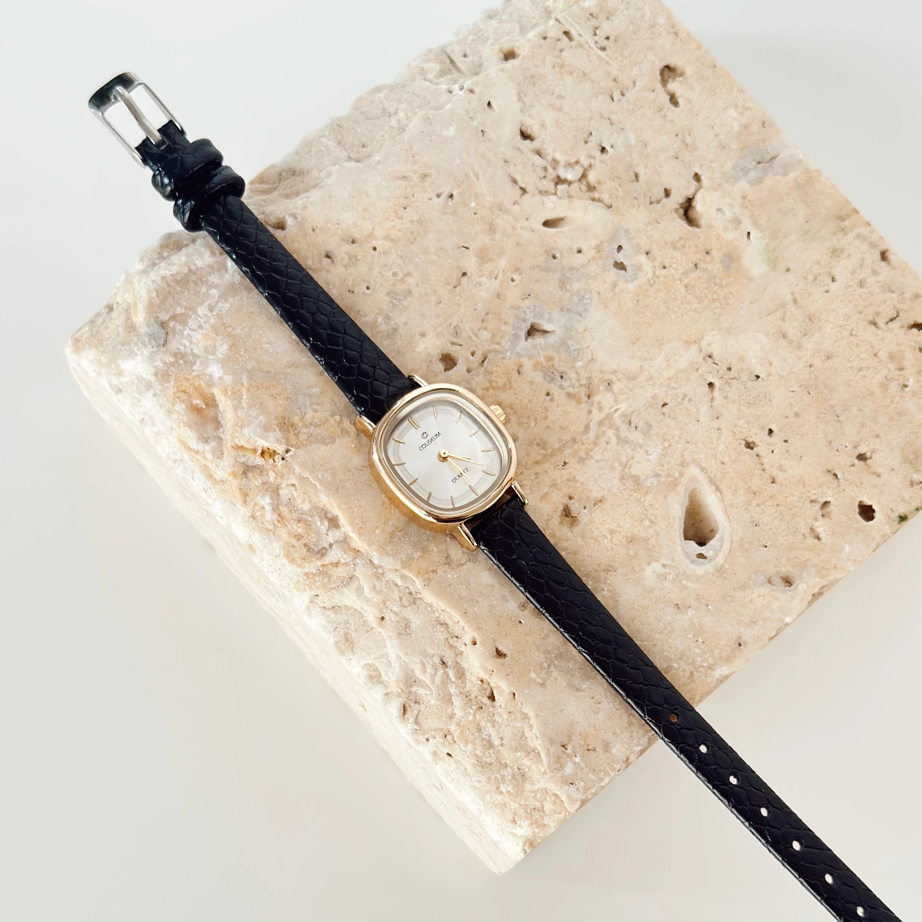 Ture Deri Kordon Saat Beyaz