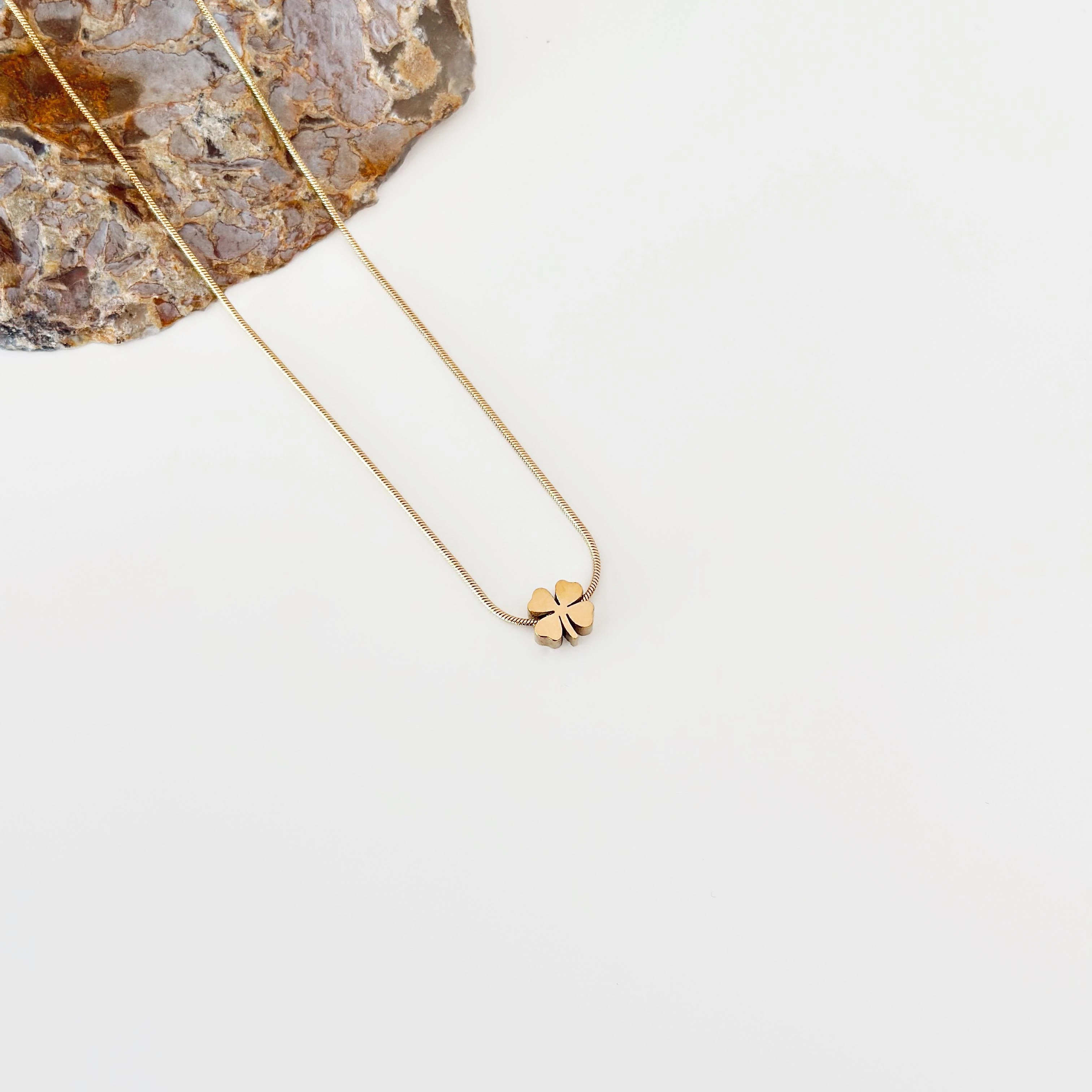 Terfili gold Çelik Kolye