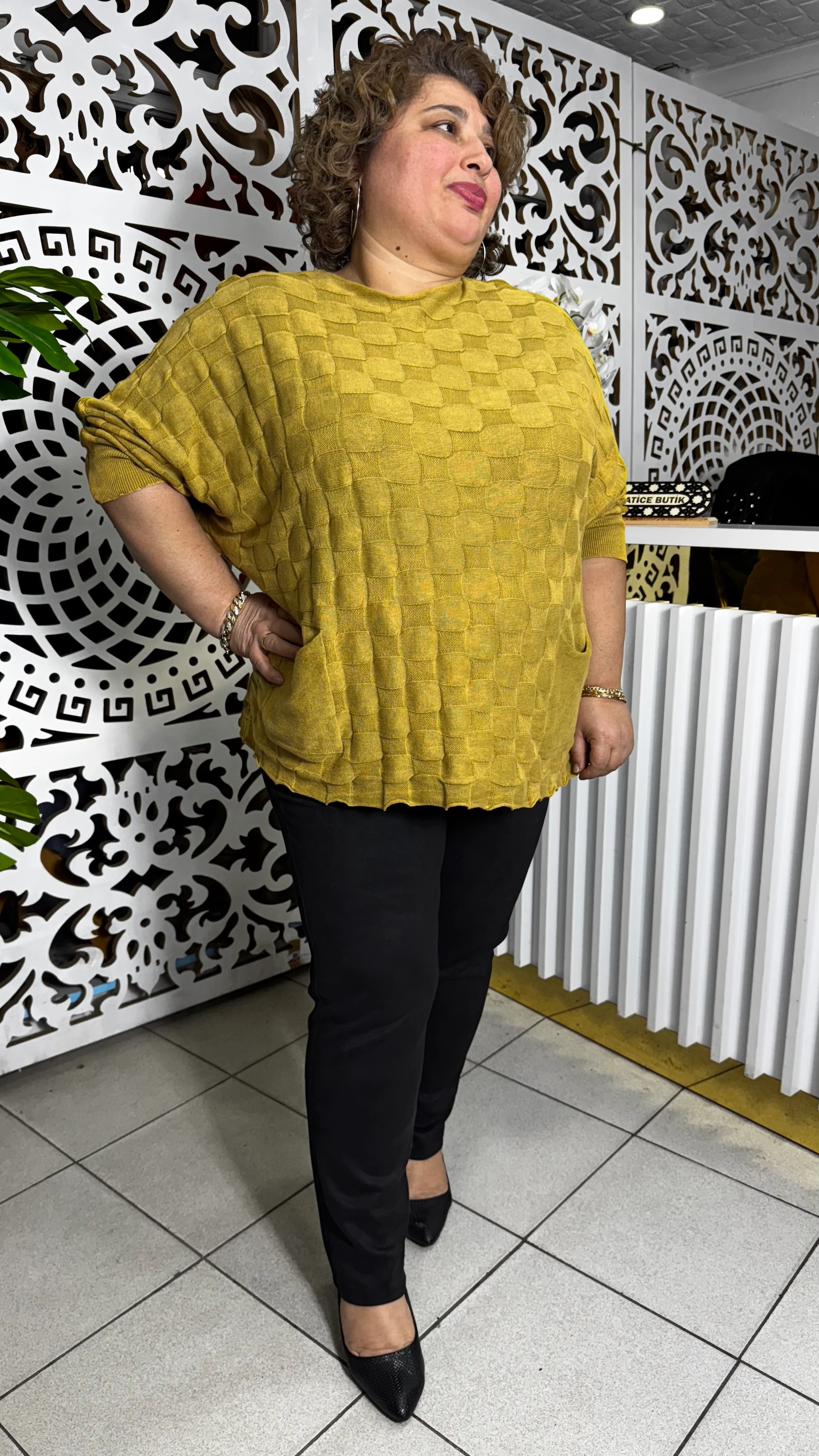 BÜYÜK BEDEN SÜET PANTOLON