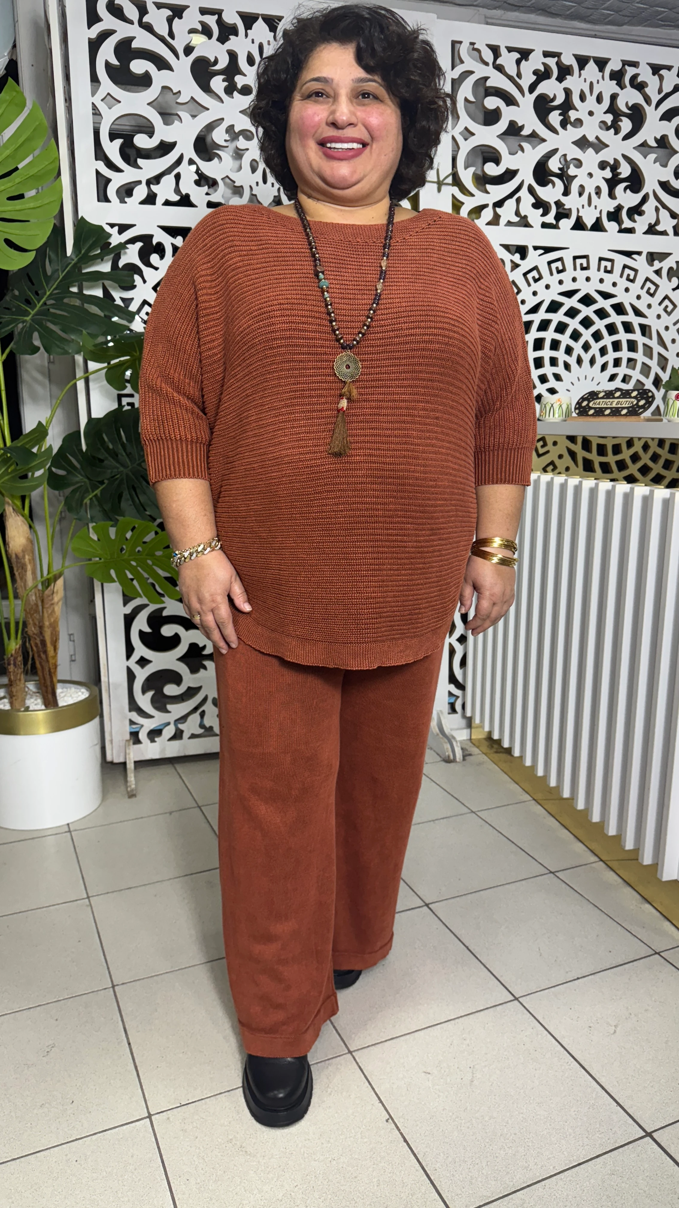 BÜYÜK BEDEN PAMUK YIKAMA TRİKO TUNİK