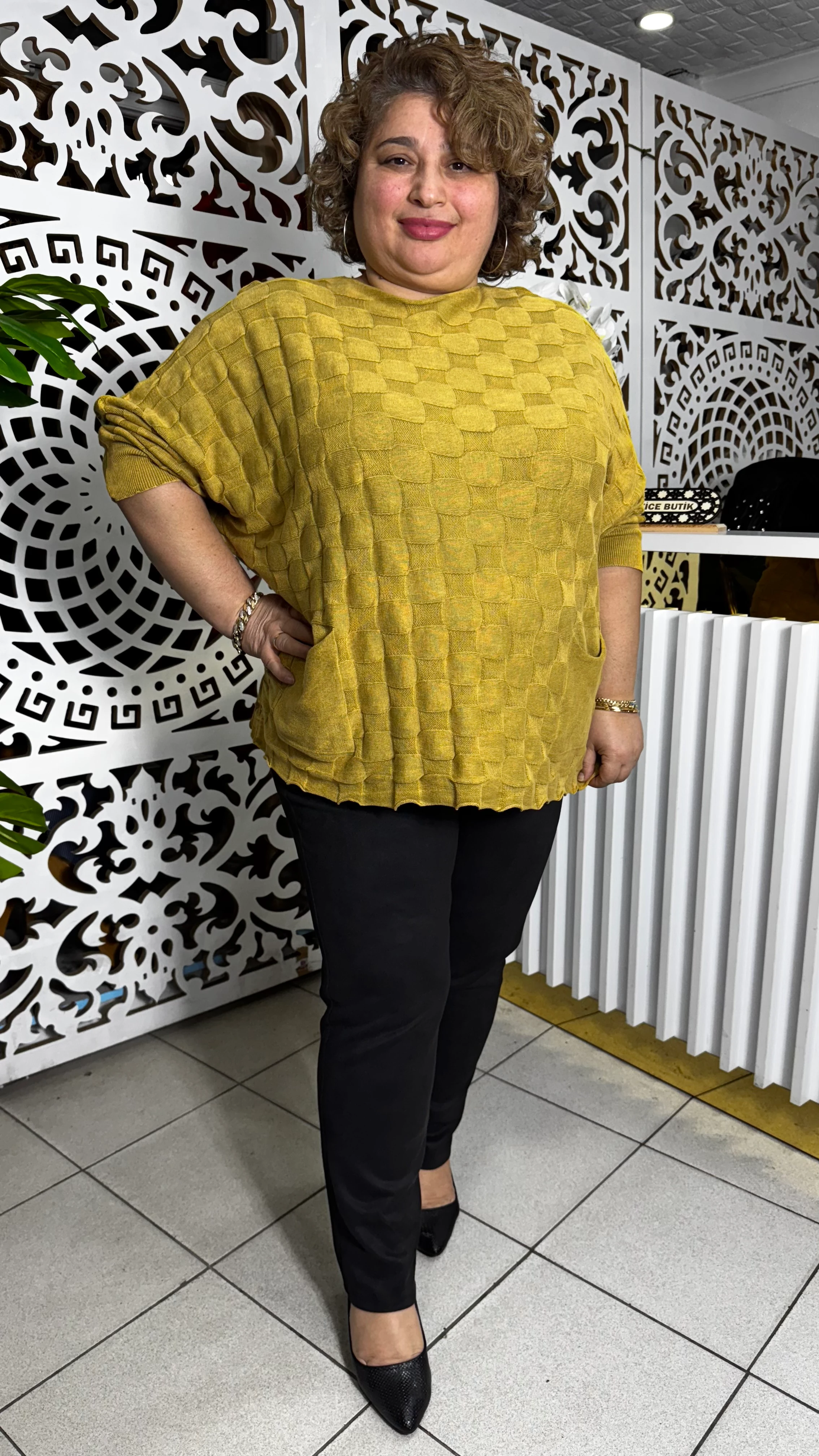 BÜYÜK BEDEN SÜET PANTOLON