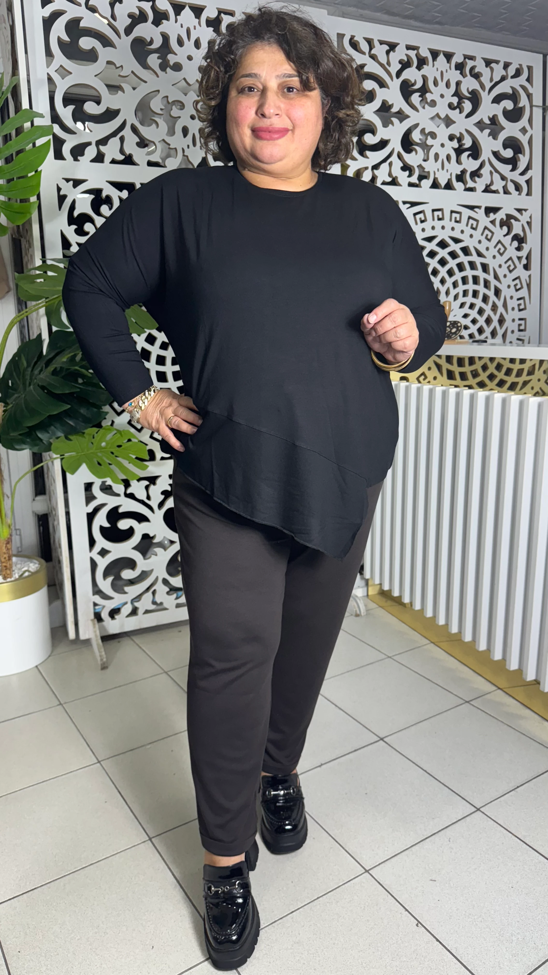 BÜYÜK BEDEN UZUN KOL MENDİL MODEL PENYE