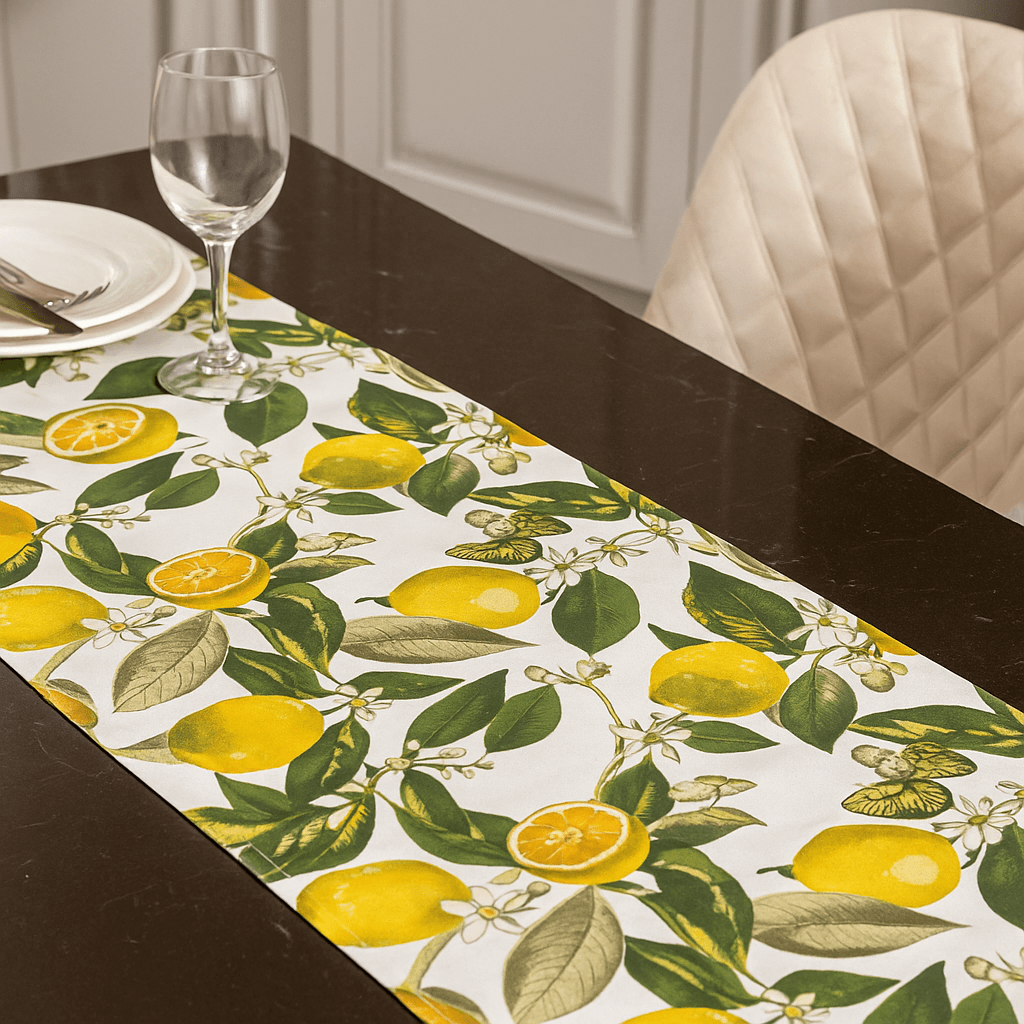 Limon Desenli Runner