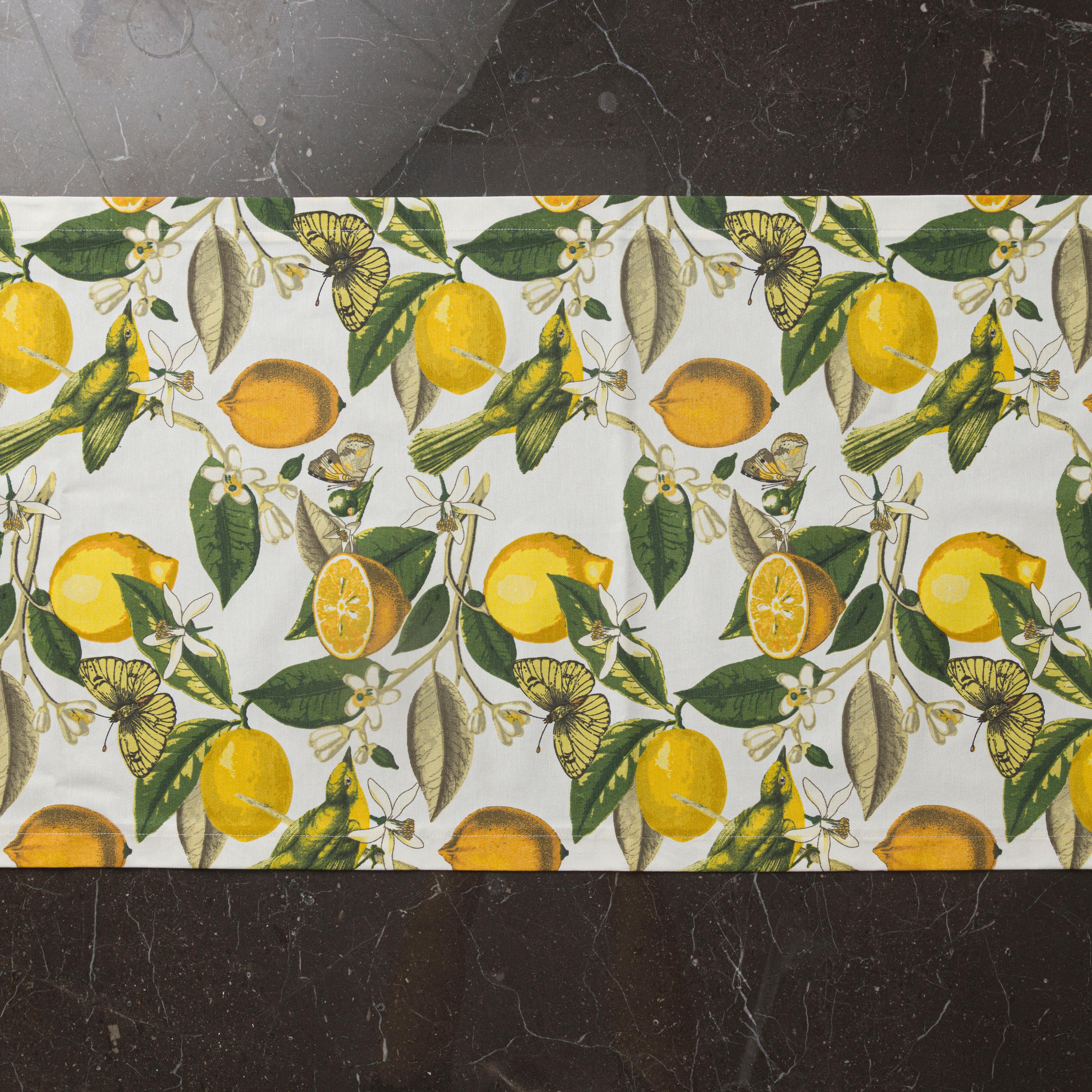 Limon Desenli Runner