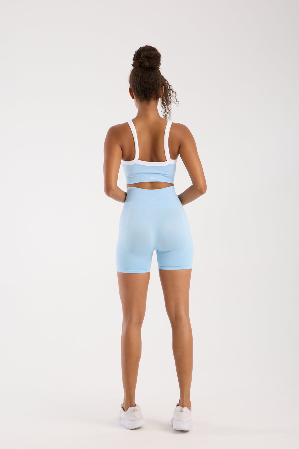 Seamless/Dikişsiz Toparlayıcı Push Up Spor Büstiyer Şort Takım