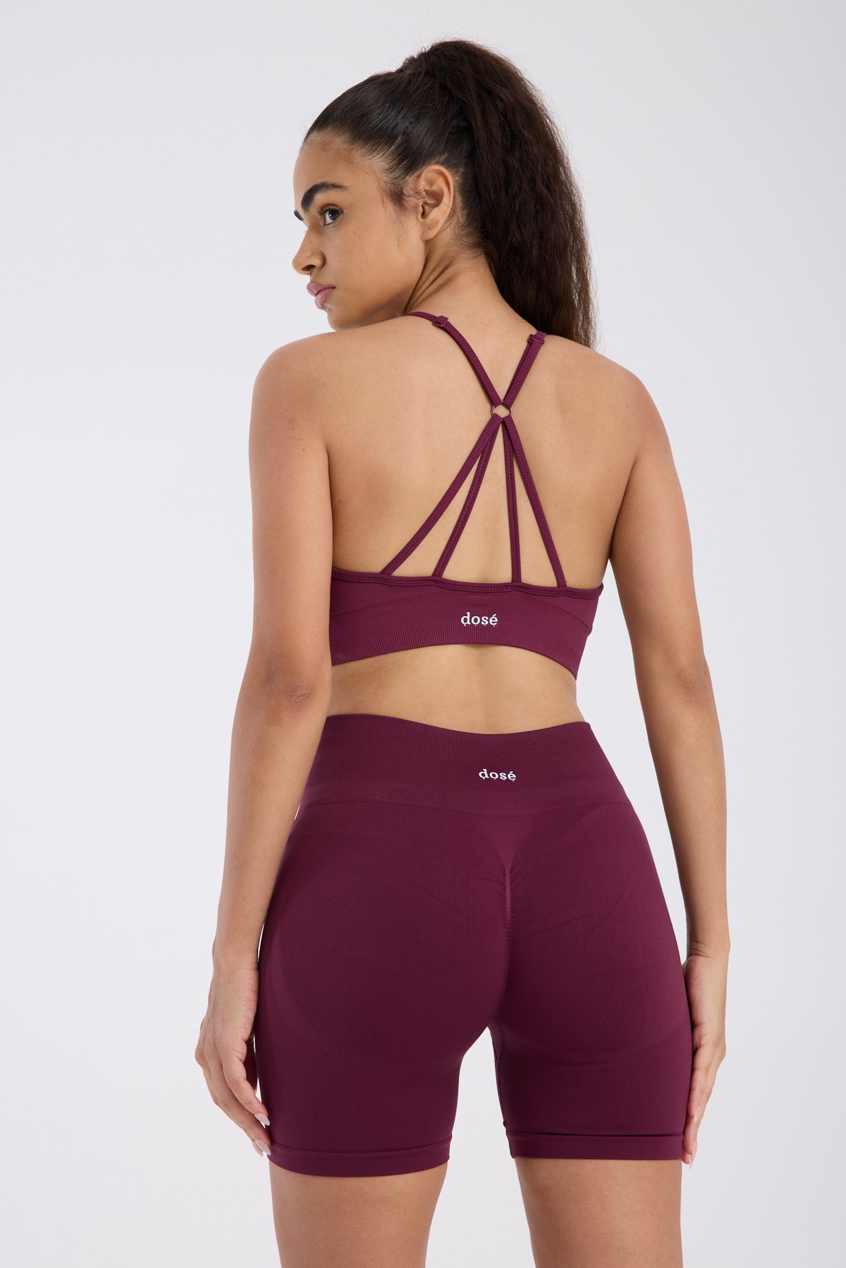 Crimson Set Seamless/Dikişsiz Push Up Toparlayıcı Şort Büstiyer Takım