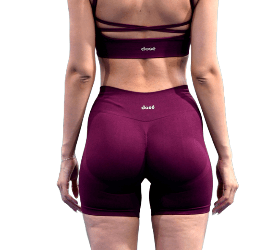 Crimson Set Seamless/Dikişsiz Push Up Toparlayıcı Şort Büstiyer Takım