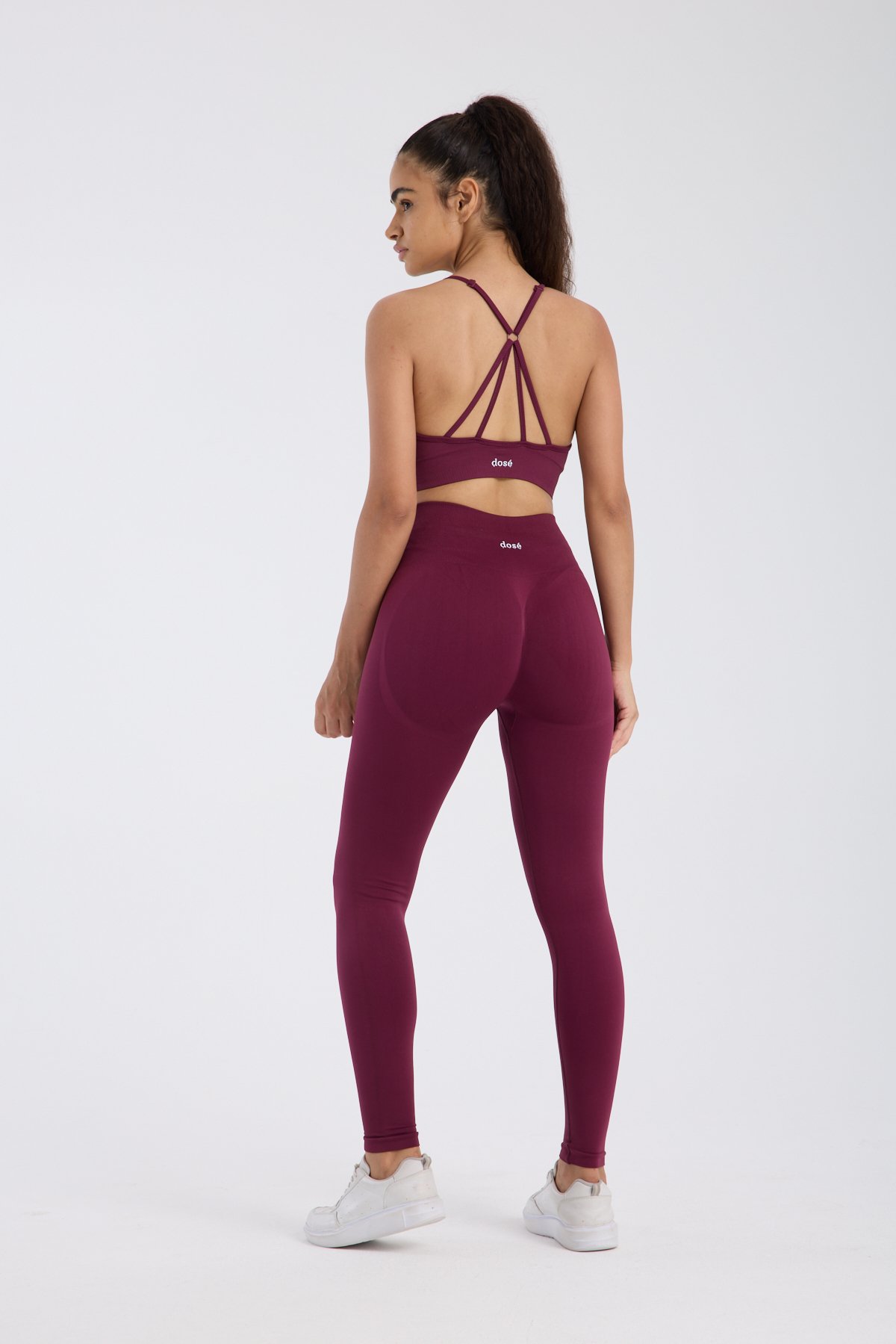 Crimson Set Seamless/Dikişsiz Toparlayıcı Push Up Tayt Büstiyer Takım