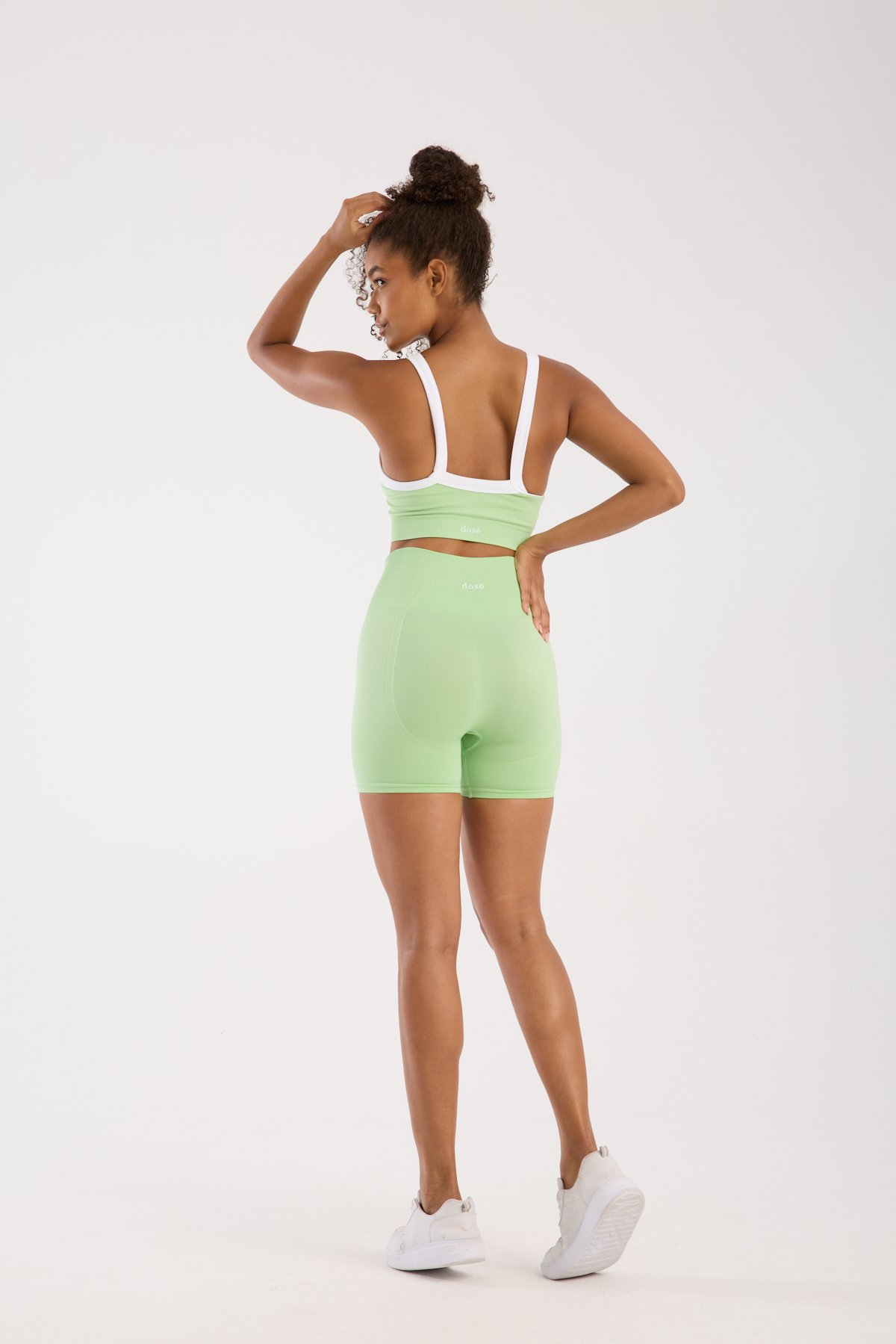 Seamless/Dikişsiz Toparlayıcı Push Up Spor Büstiyer Şort Takım