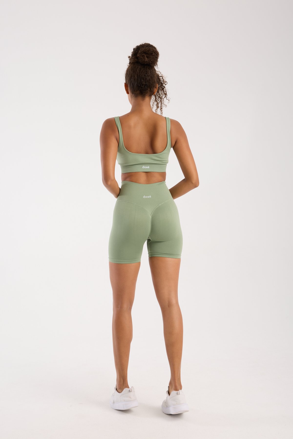 Seamless/Dikişsiz Toparlayıcı Push Up Spor Büstiyer Şort Takım
