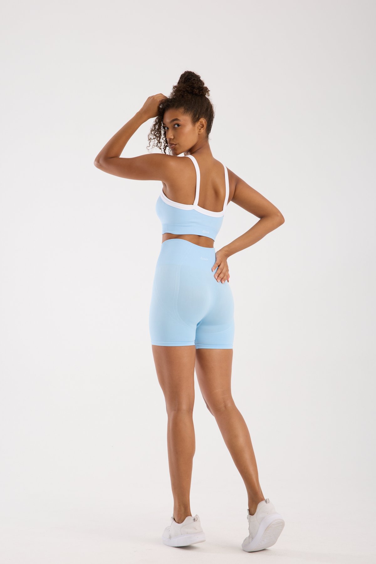 Seamless/Dikişsiz Toparlayıcı Push Up Spor Büstiyer Şort Takım
