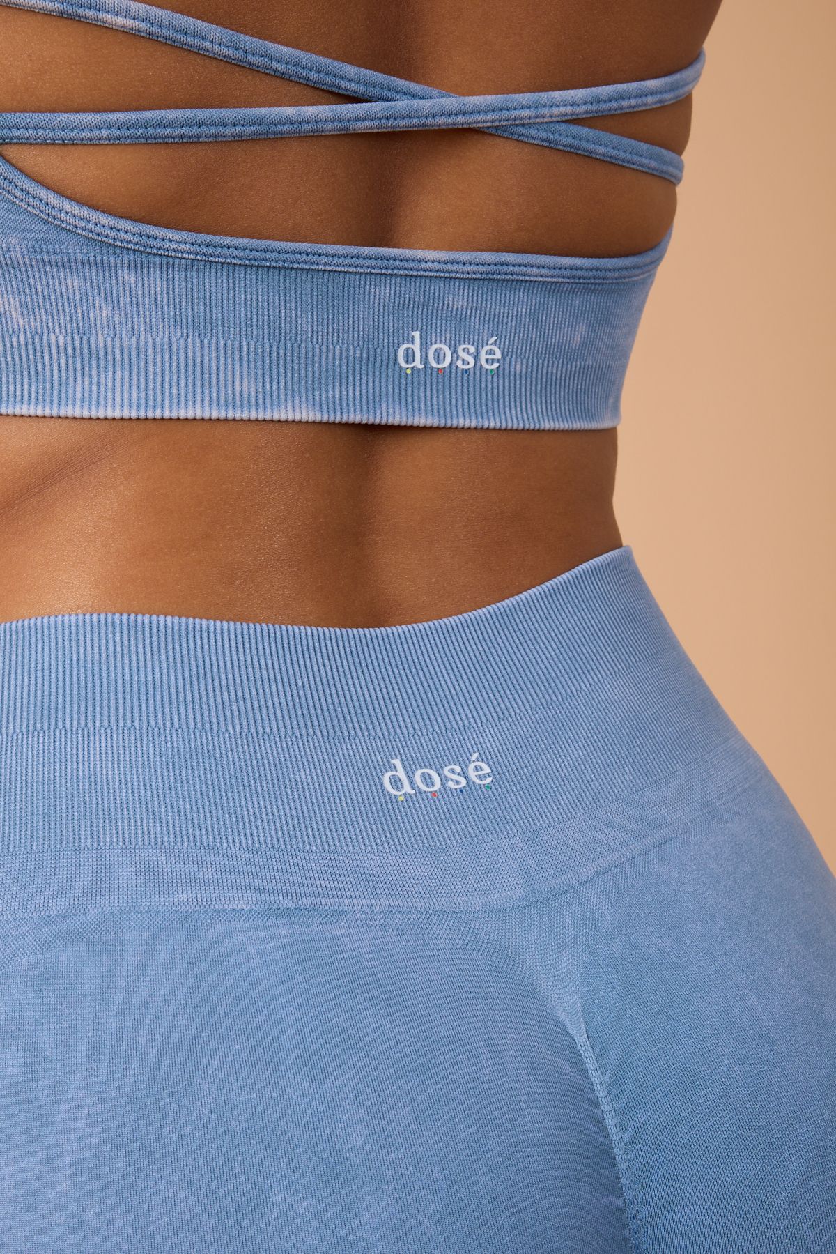 BlueMist Seamless/Dikişsiz  Push Up Yıkamalı Tayt Büstiyer Takım