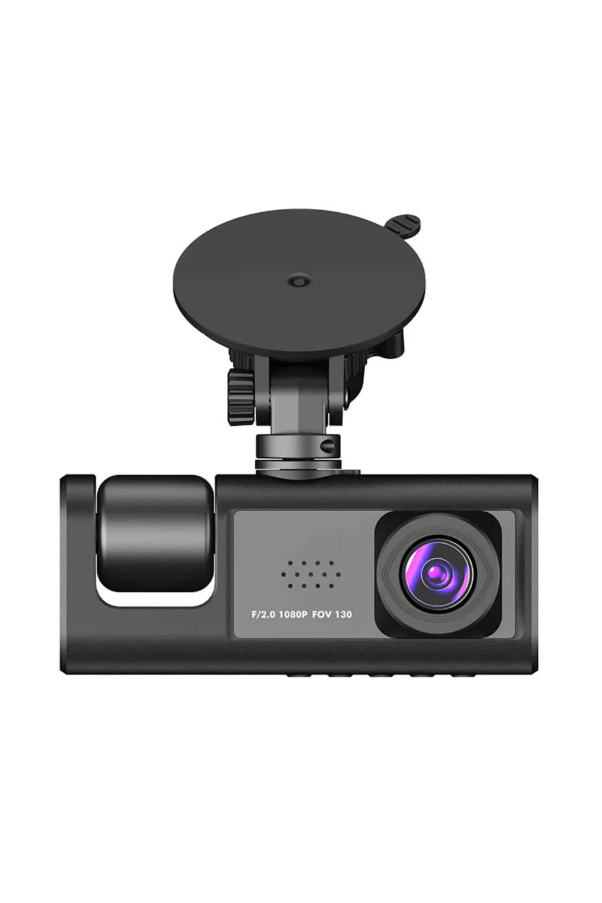 AKİLLİ99 - 2 inç IPS ekran Dash kamera 1080P HD 3lü Lens araba kara kutusu kayıt Wifi araba kamera