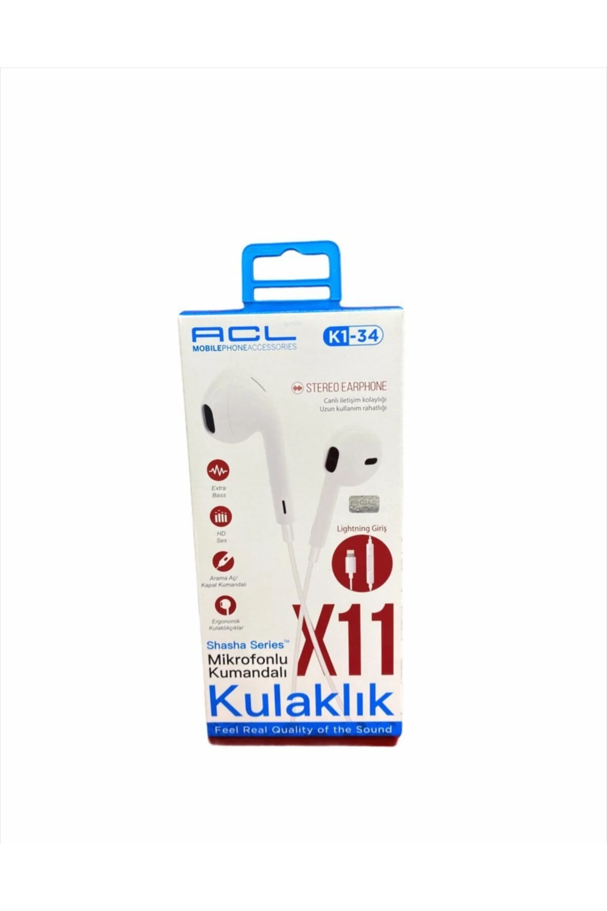 Ios 7-8-x-xr-11-12 Pro Ve Plus Modelleri Uyumlu Lightning Girişli Bluetooth Kulakiçi Kulaklık main variant image