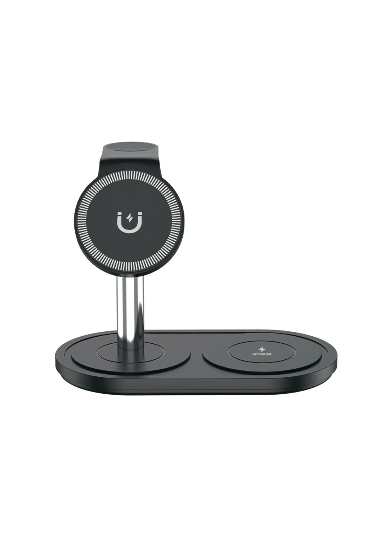 3'ü 1 Arada Kablosuz Şarj Standı 15w Wireless Şarj Standı Beyez Renk Lws4 main variant image