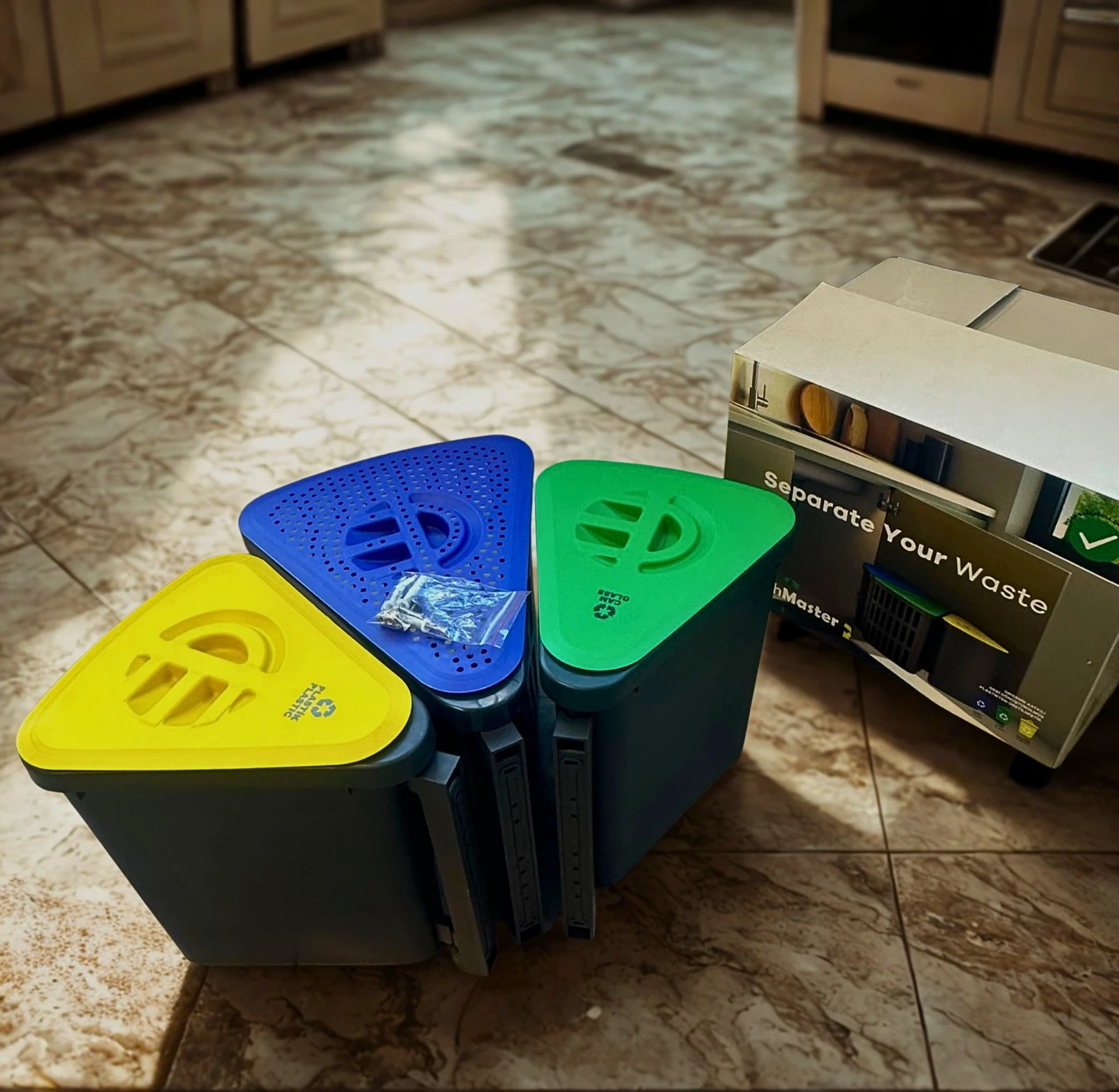 Trashmaster 3'lü Çöp Kovası